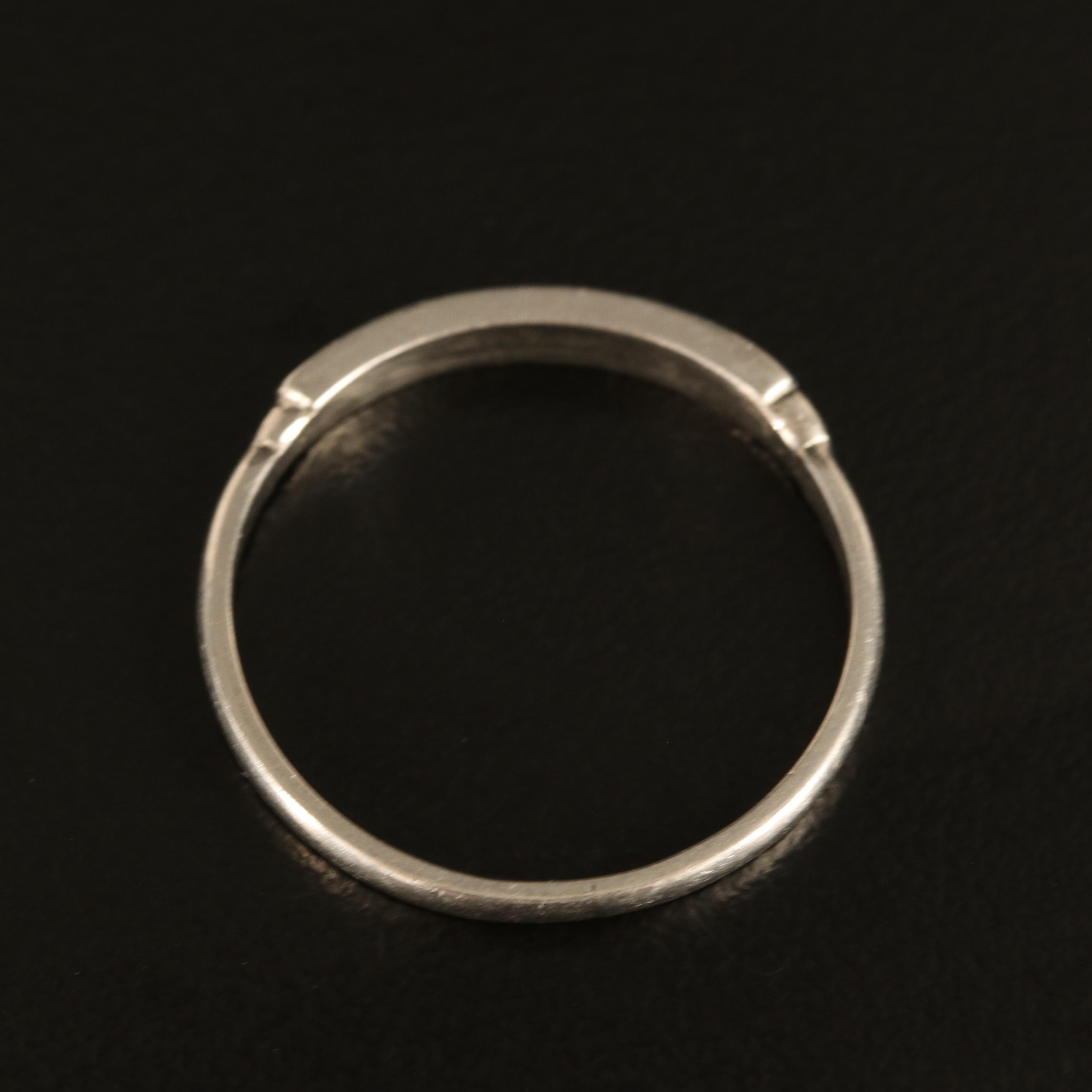 Platinum 0.15 CTW Diamond Band