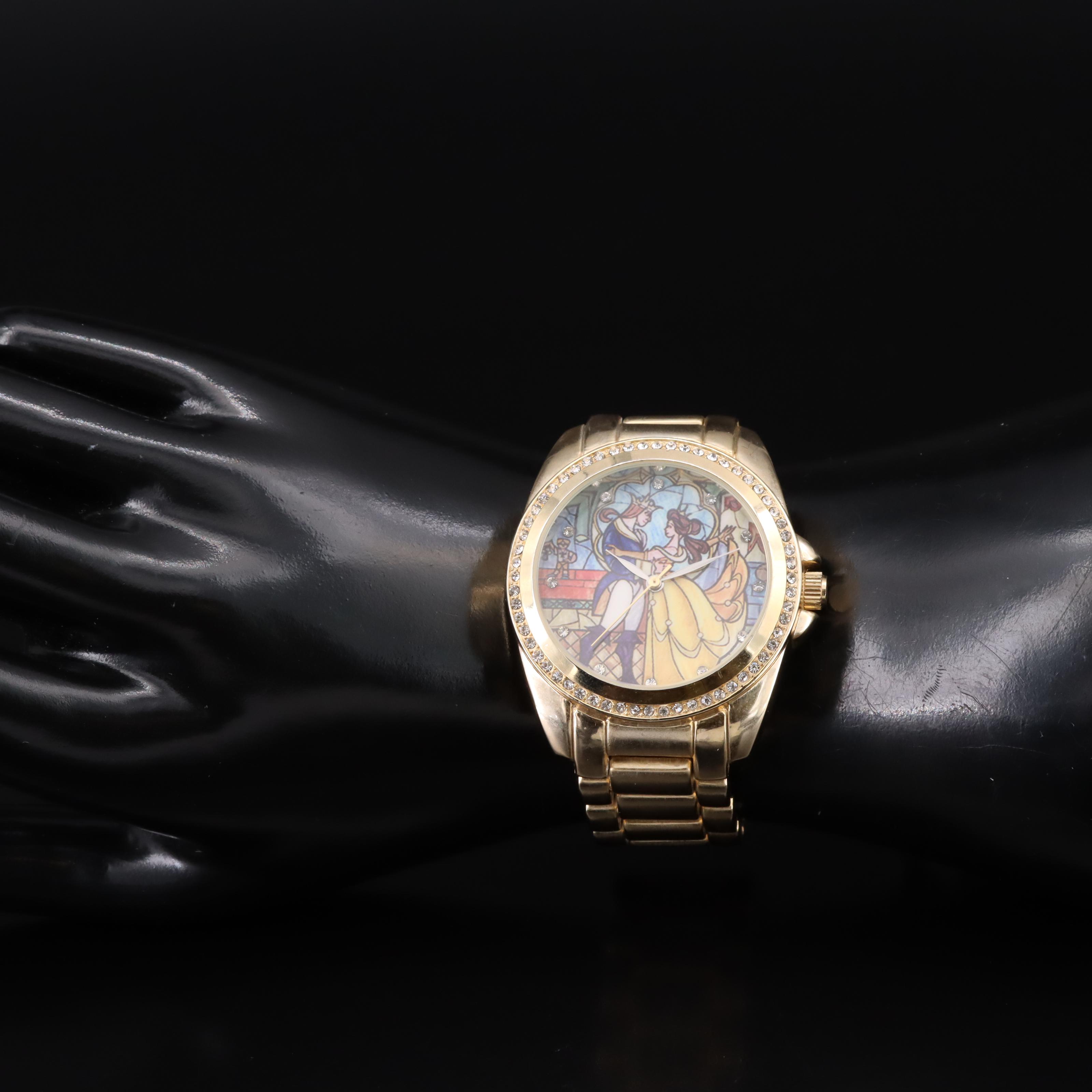 Disney's Beauty and the Beast Quartz Watch by Accutime