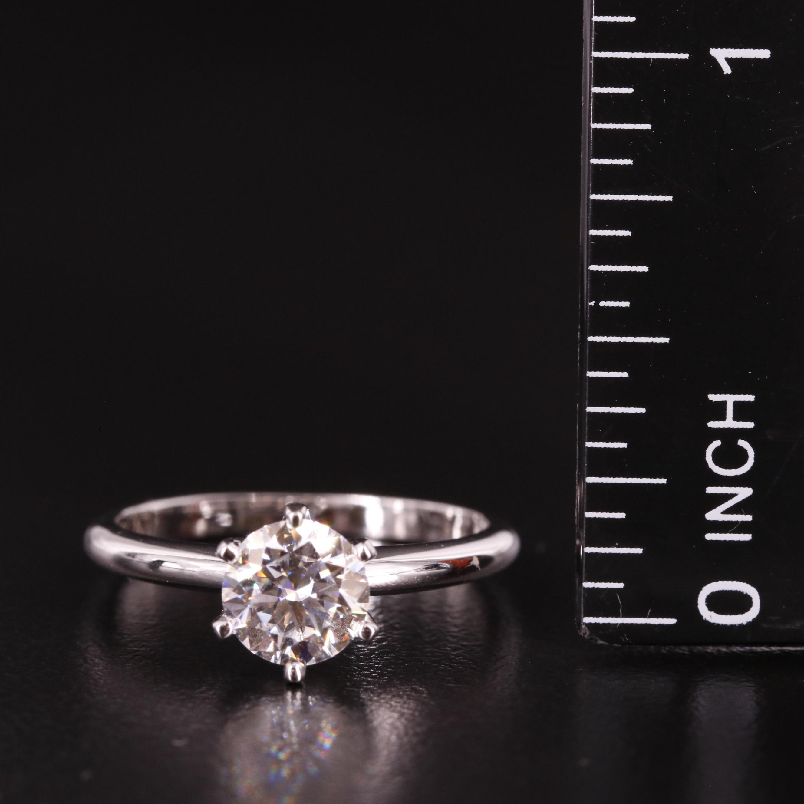 Sterling Moissanite Solitaire Ring
