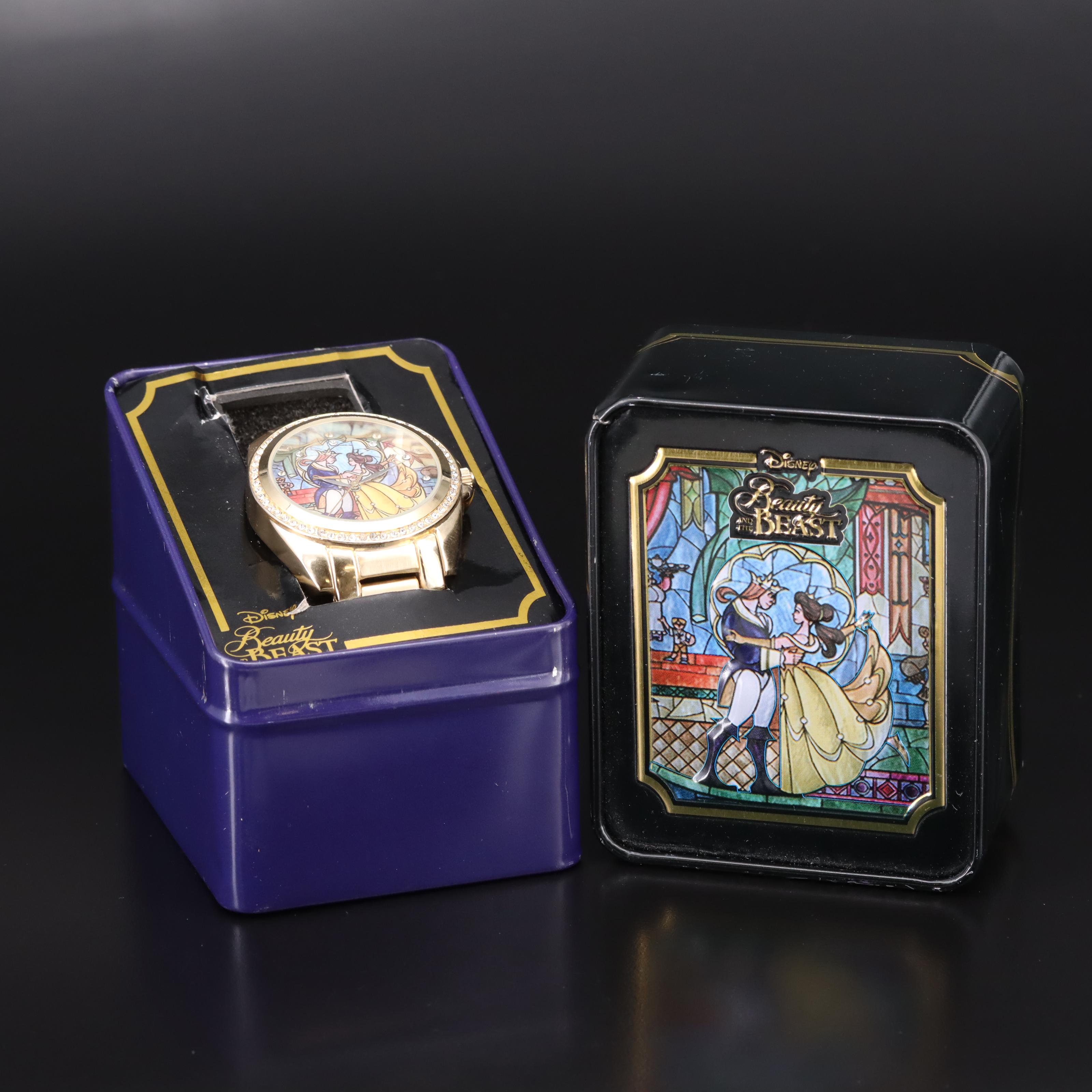 Disney's Beauty and the Beast Quartz Watch by Accutime
