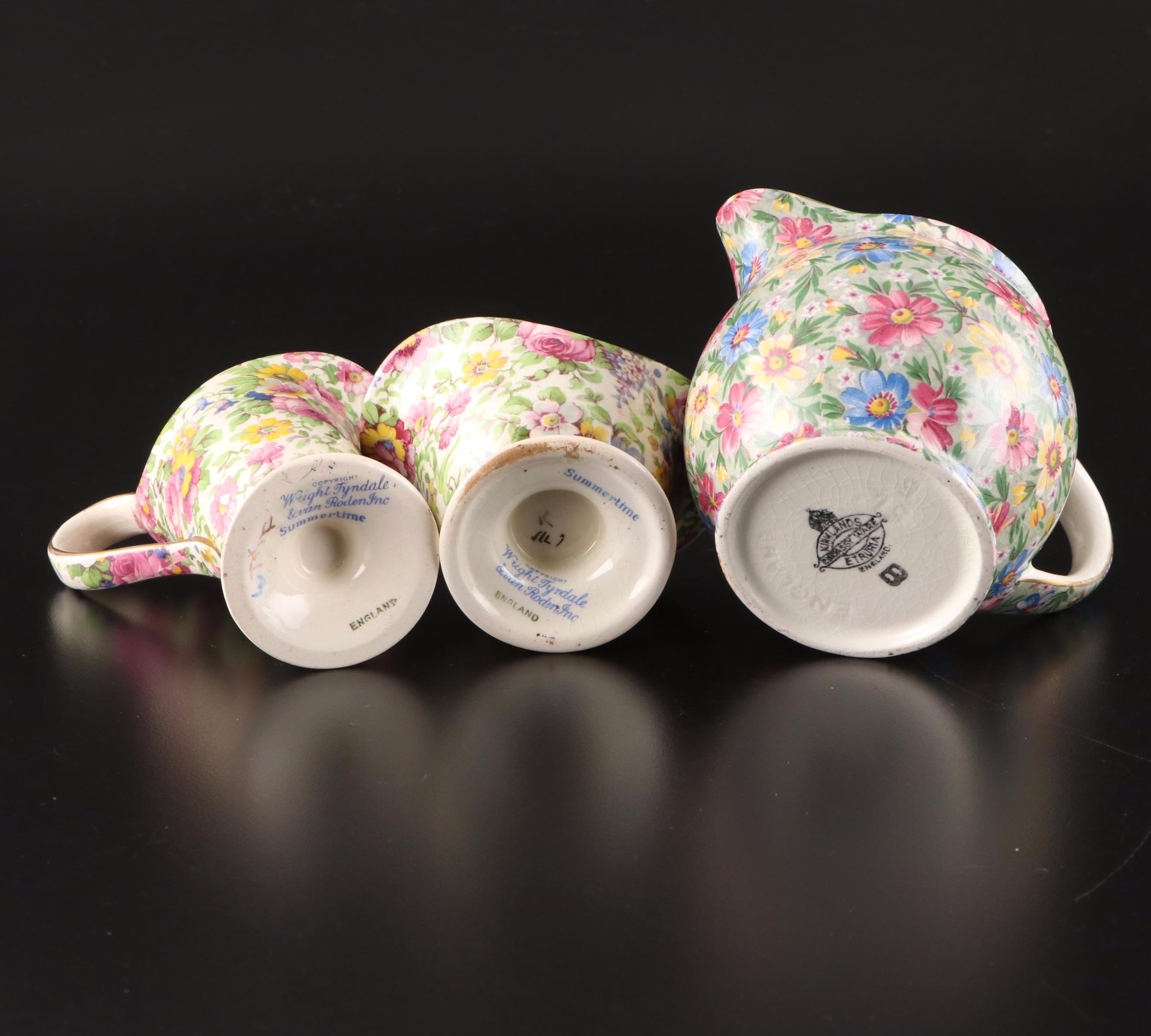 Blakeman & Henderson Limoges Coffee Set with Other Porcelain Tableware