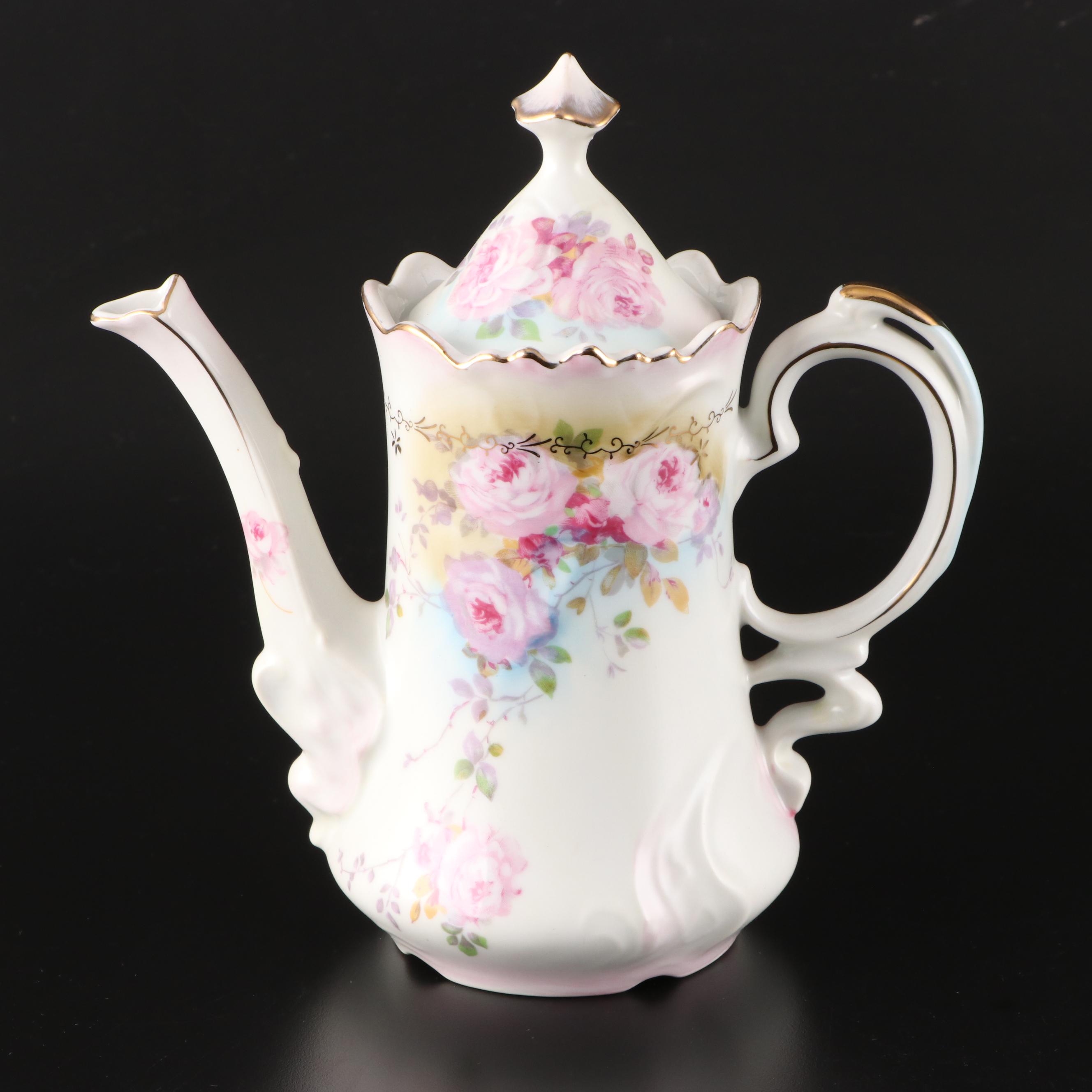 Blakeman & Henderson Limoges Coffee Set with Other Porcelain Tableware