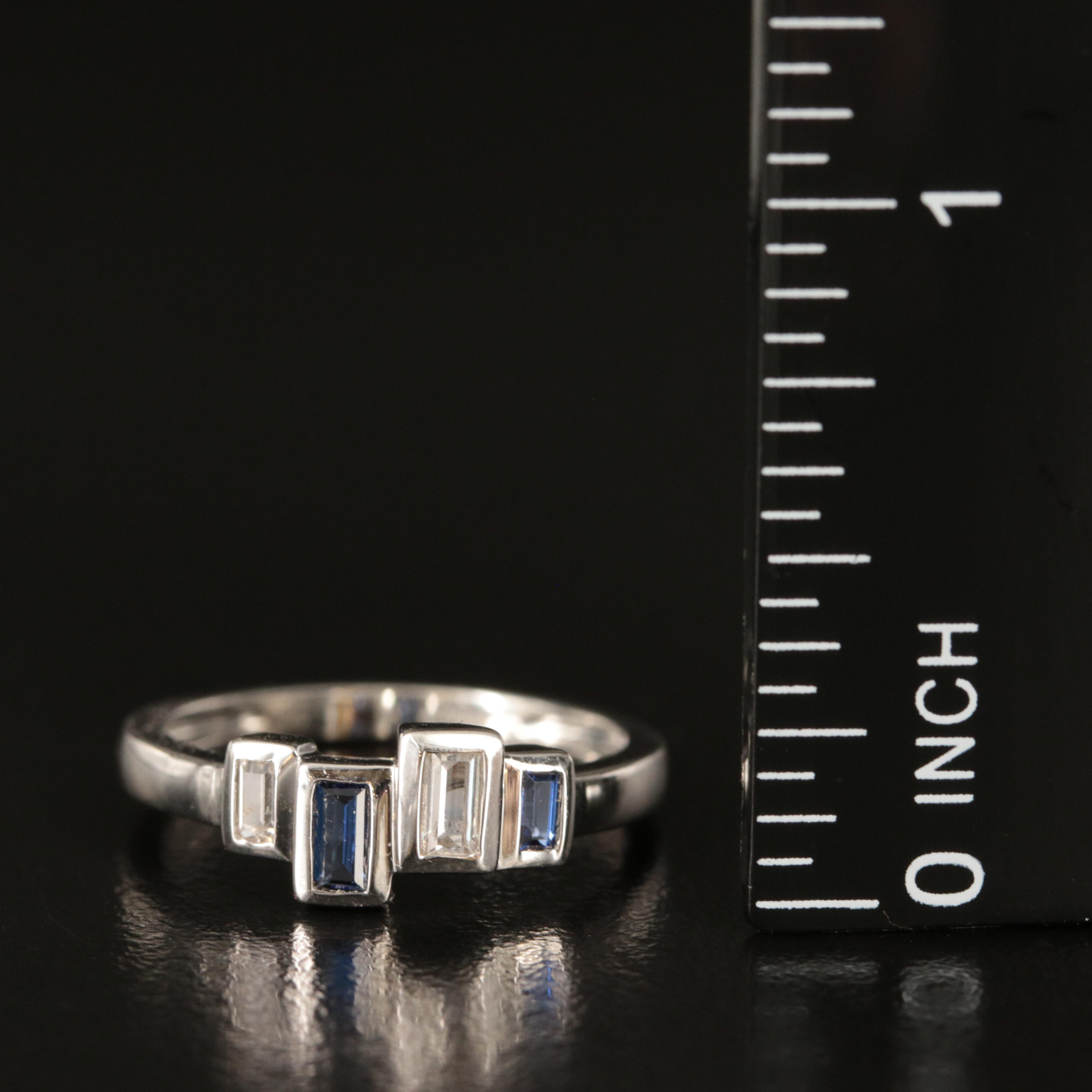 Sterling Sapphire Ring