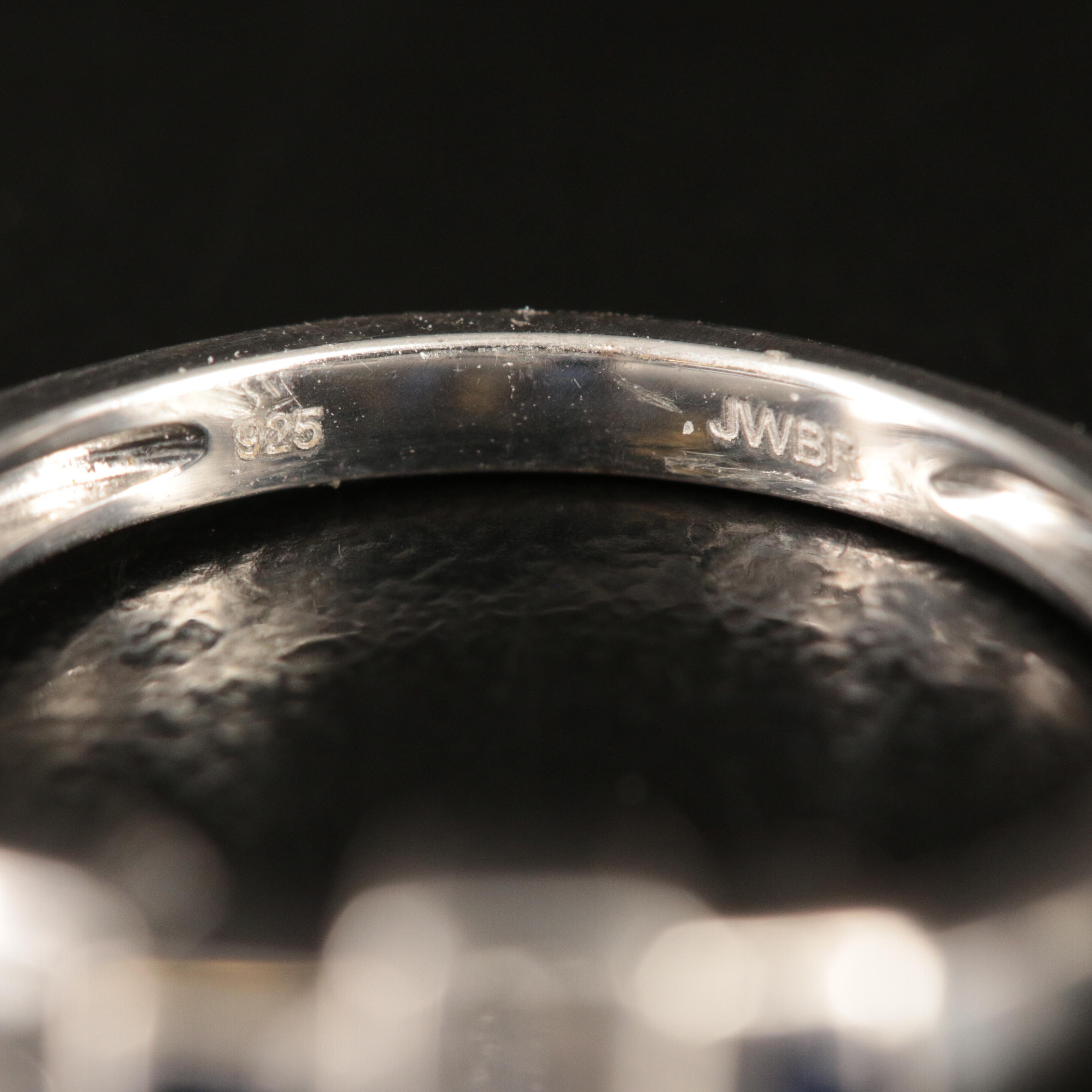 Sterling Sapphire Ring