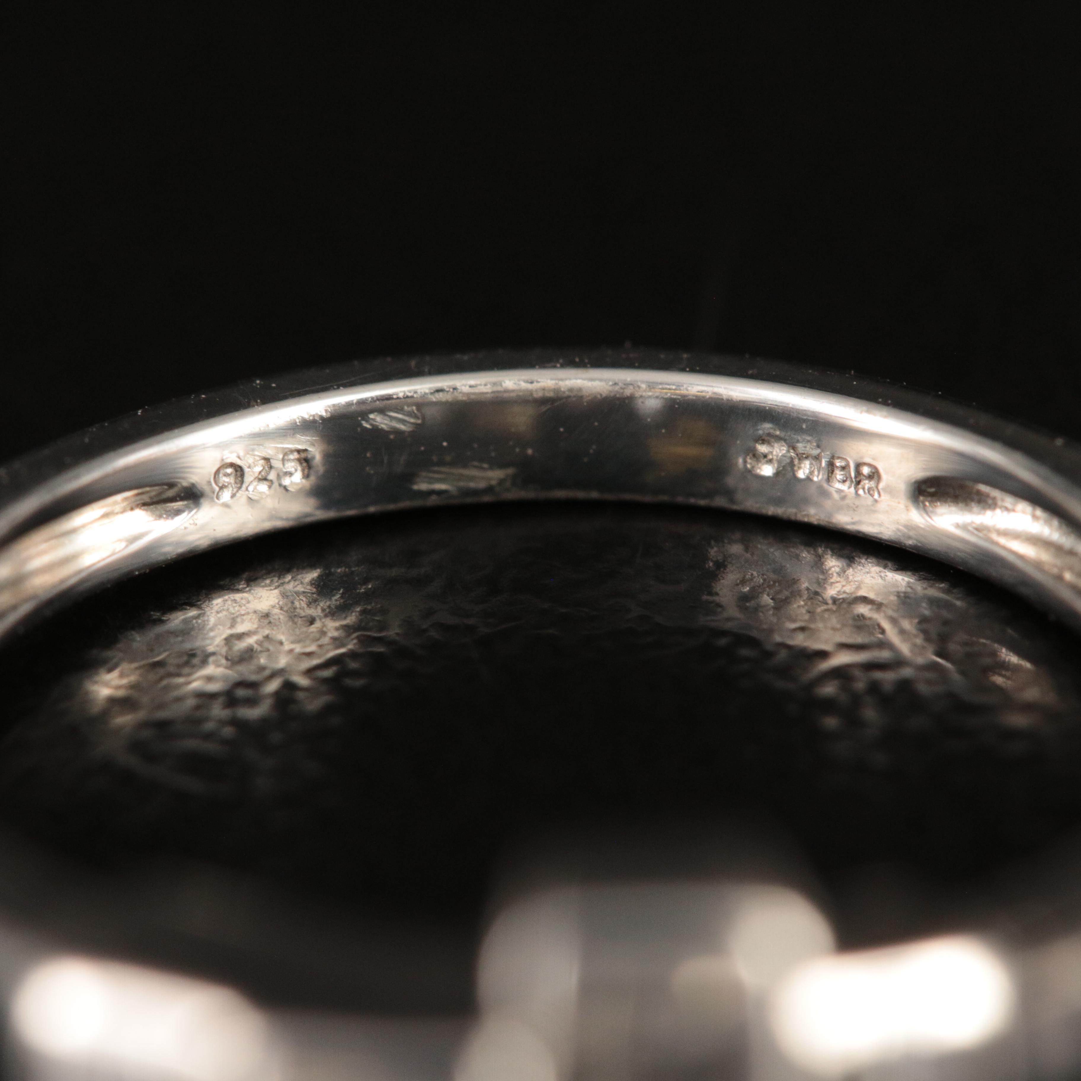 Sterling Sapphire Ring