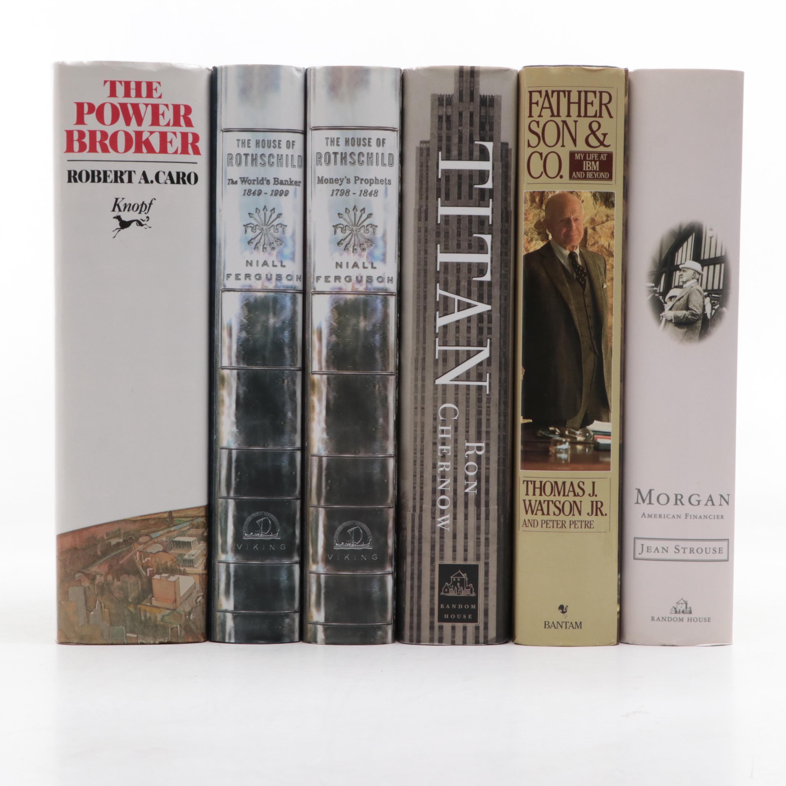 First Edition "Morgan: American Financier" by Jean Strouse and More Biographies