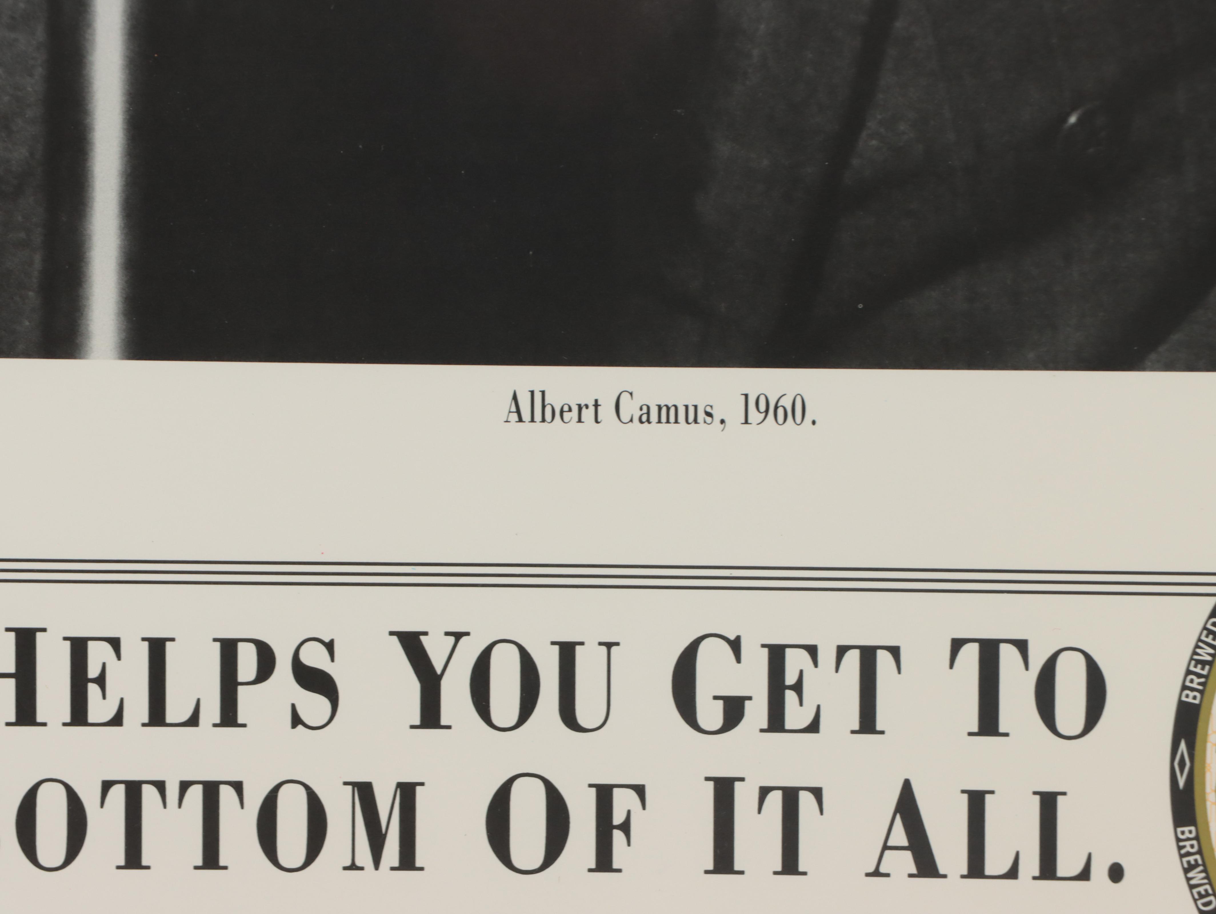 Bass Pale Ale Advertisement Poster, Circa 1990