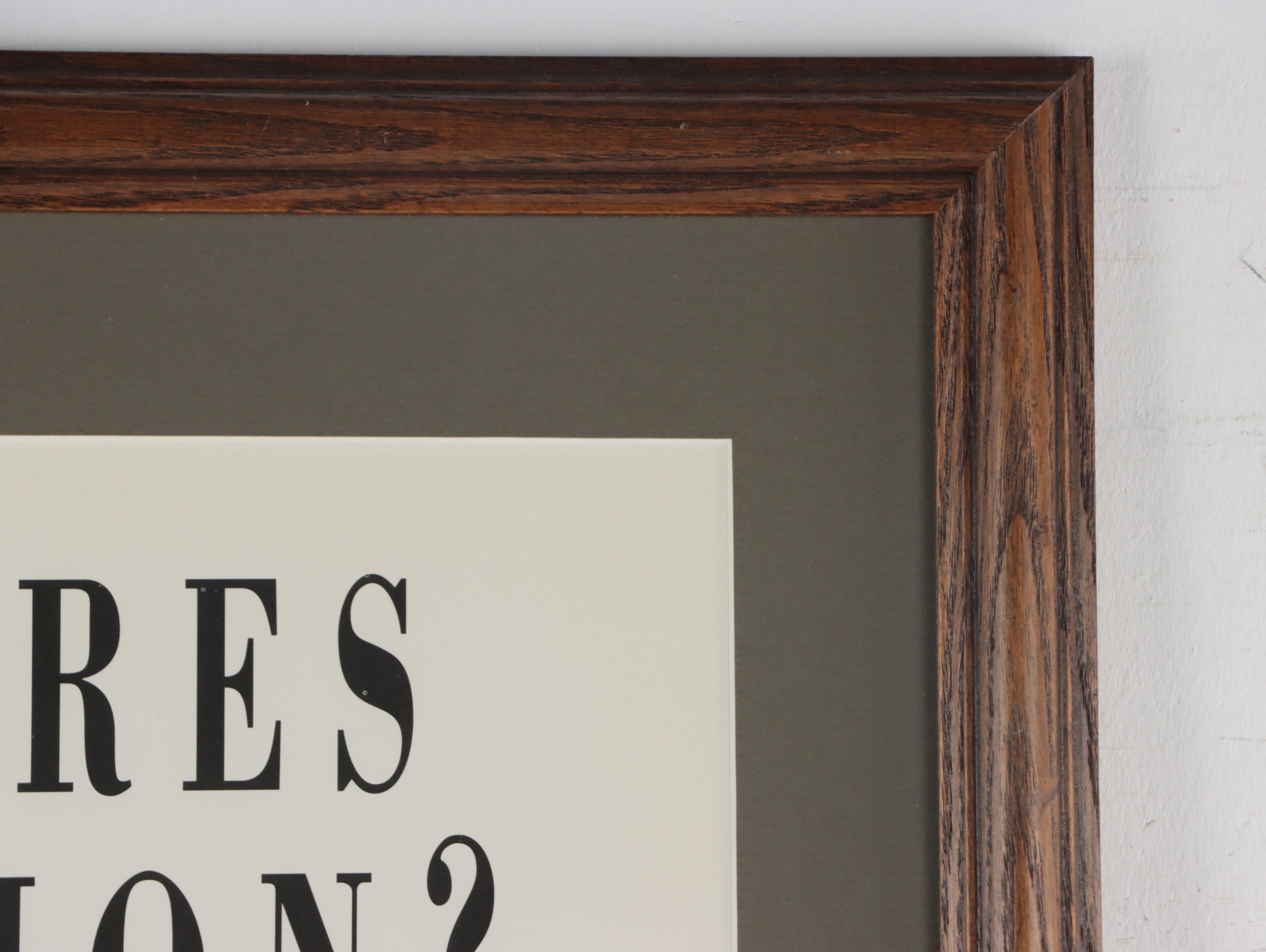 Bass Pale Ale Advertisement Poster, Circa 1990