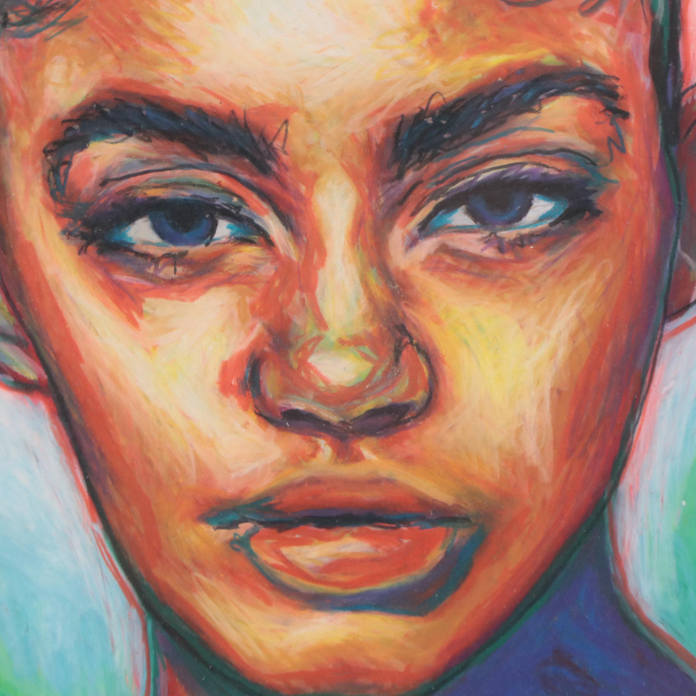 Anthony Ray Springate Jr. Drawing "Tyran Burton, 2020," 2020