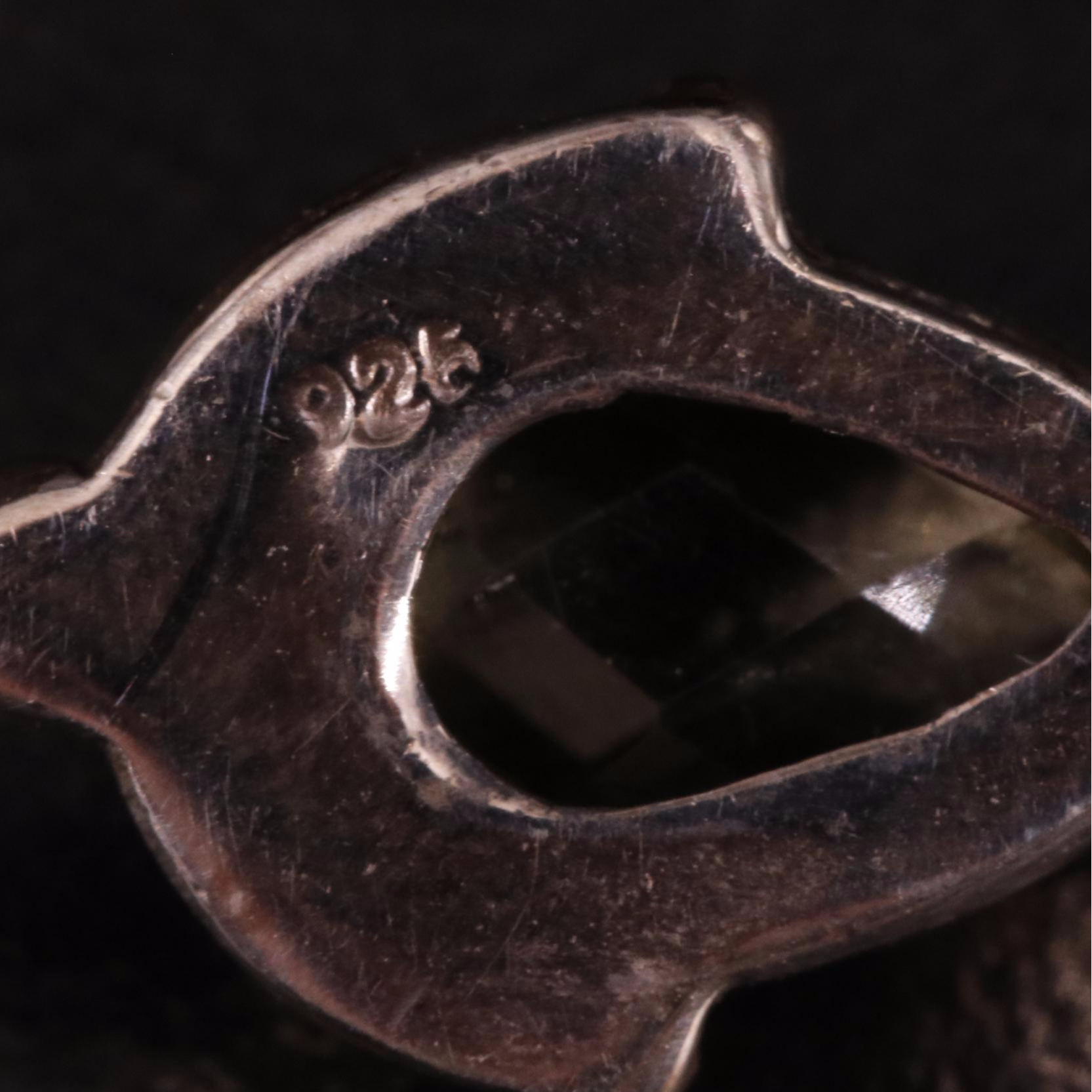 Sterling Citrine Drop Earrings