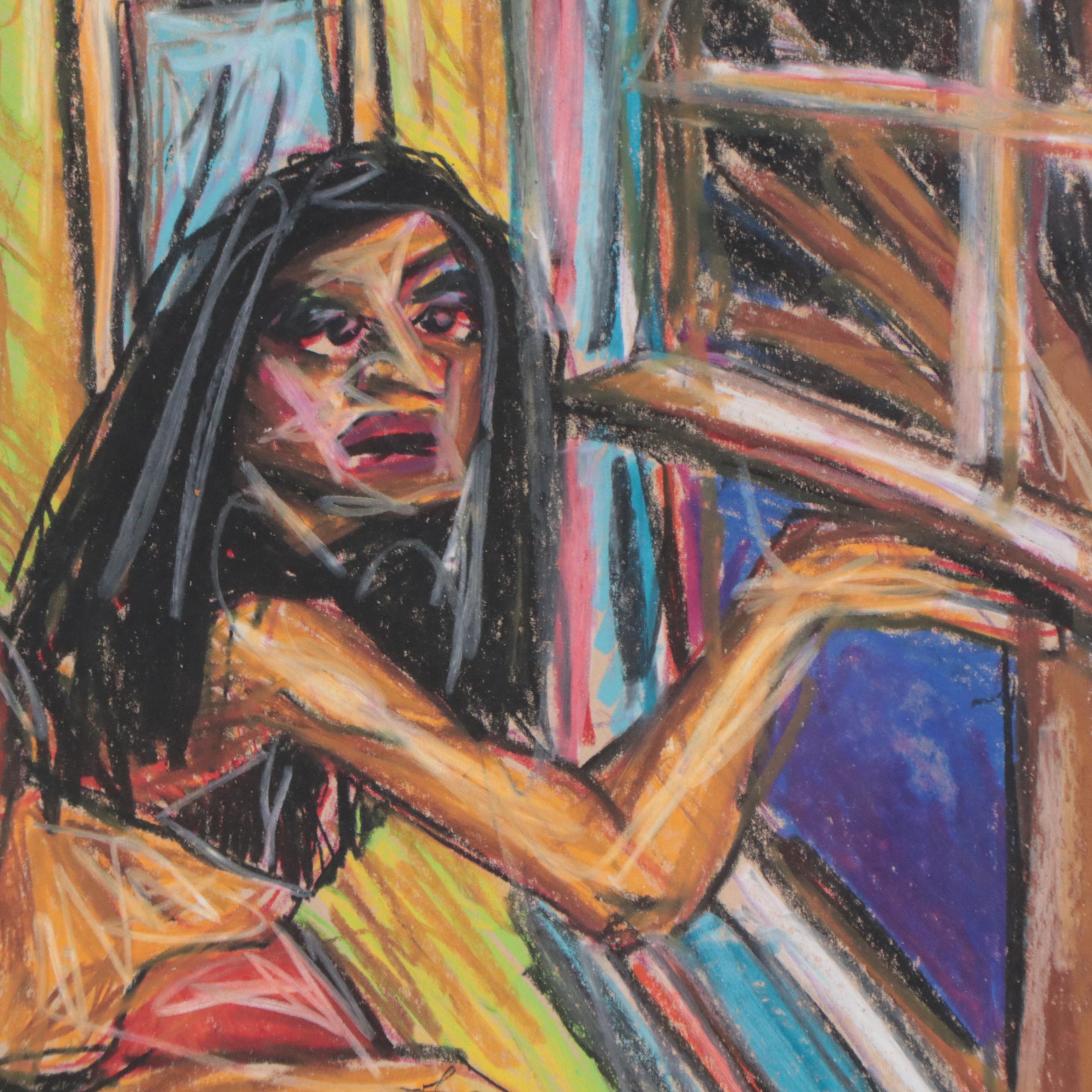 Anthony Ray Springate Jr. Drawing "Summer Nights, 2014," 2020