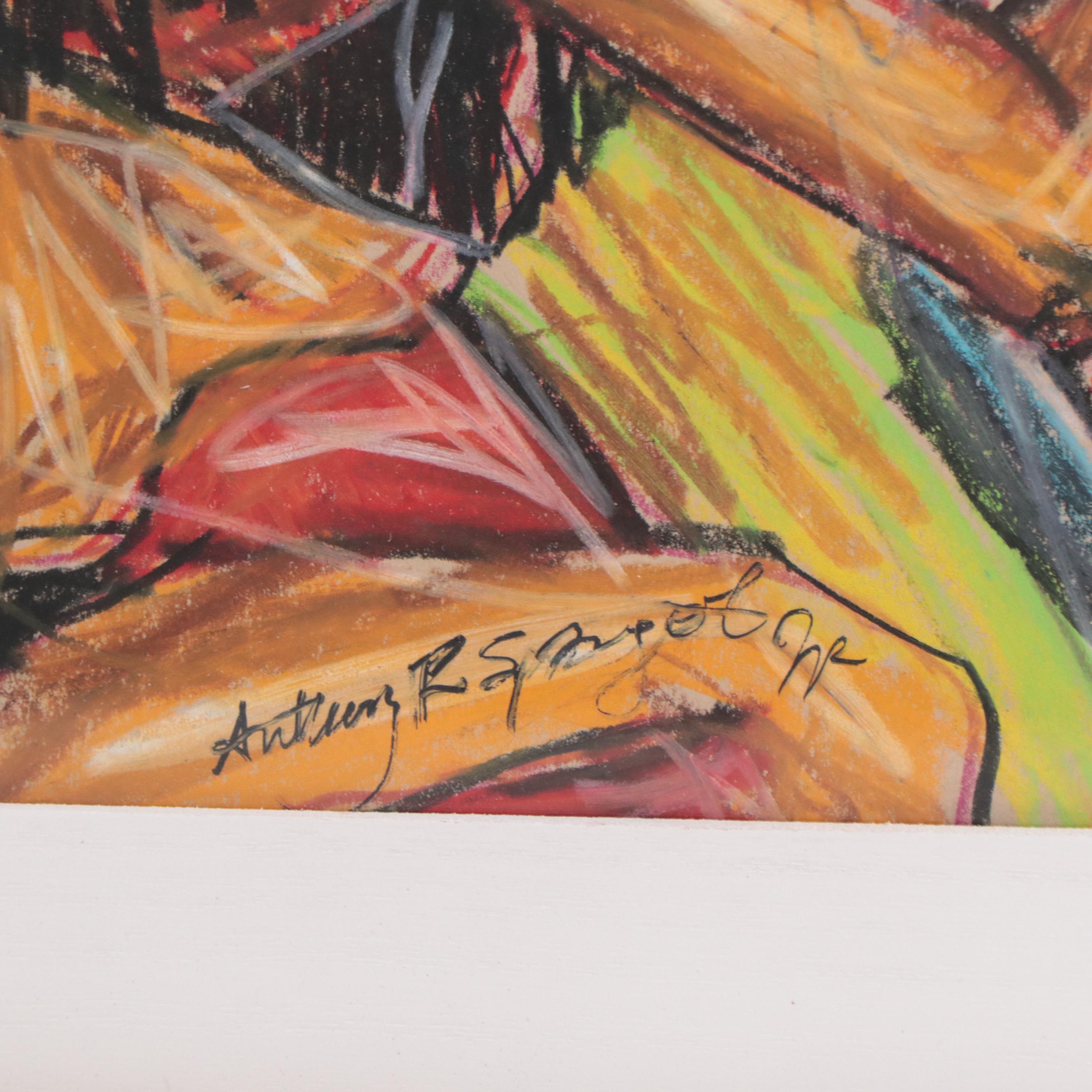 Anthony Ray Springate Jr. Drawing "Summer Nights, 2014," 2020