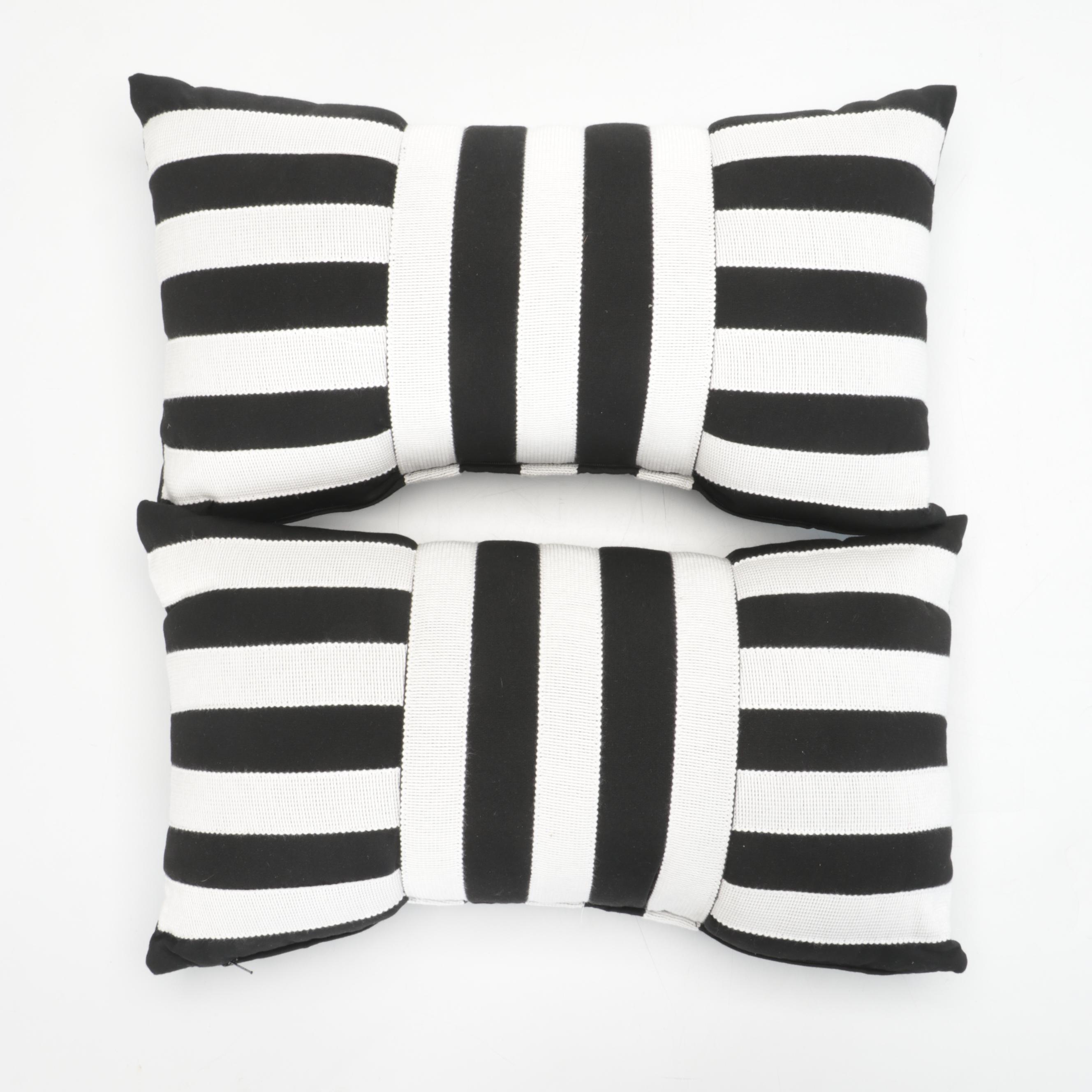 Williams Sonoma Home Beaded Linen Pillows with Other Throw Pillows