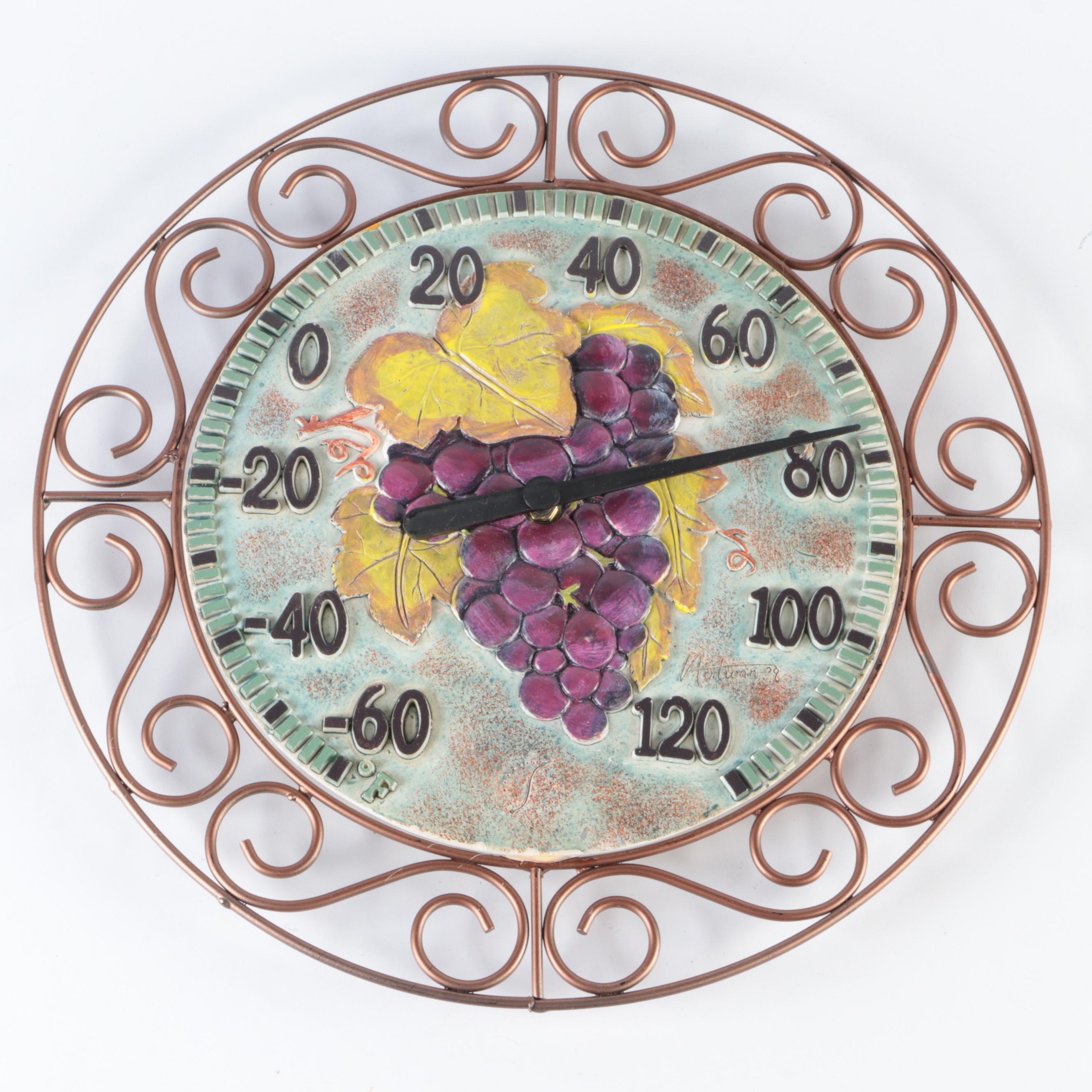 Ceramic Thermometer and Other Wall Hanging Decor