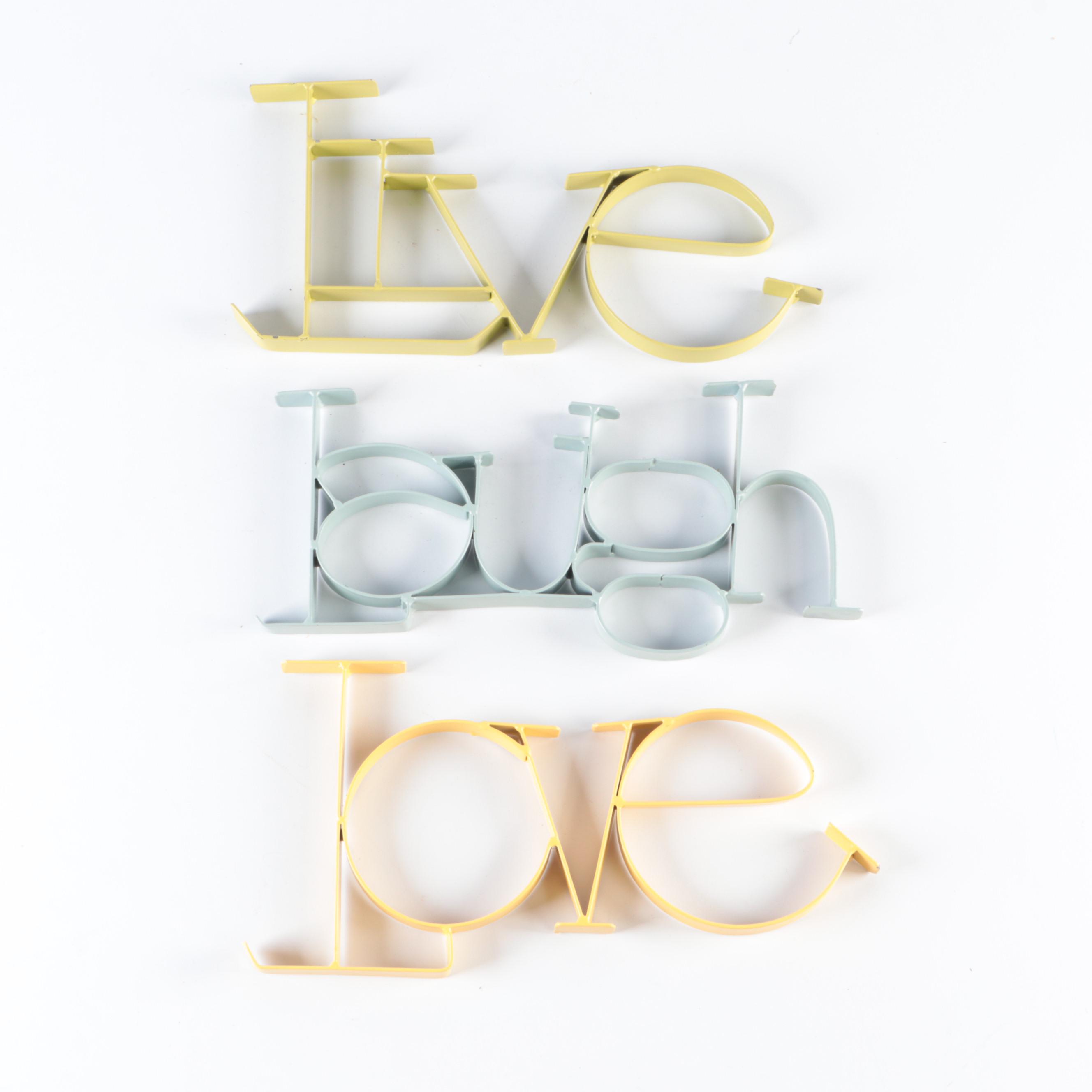 Ceramic Thermometer and Other Wall Hanging Decor