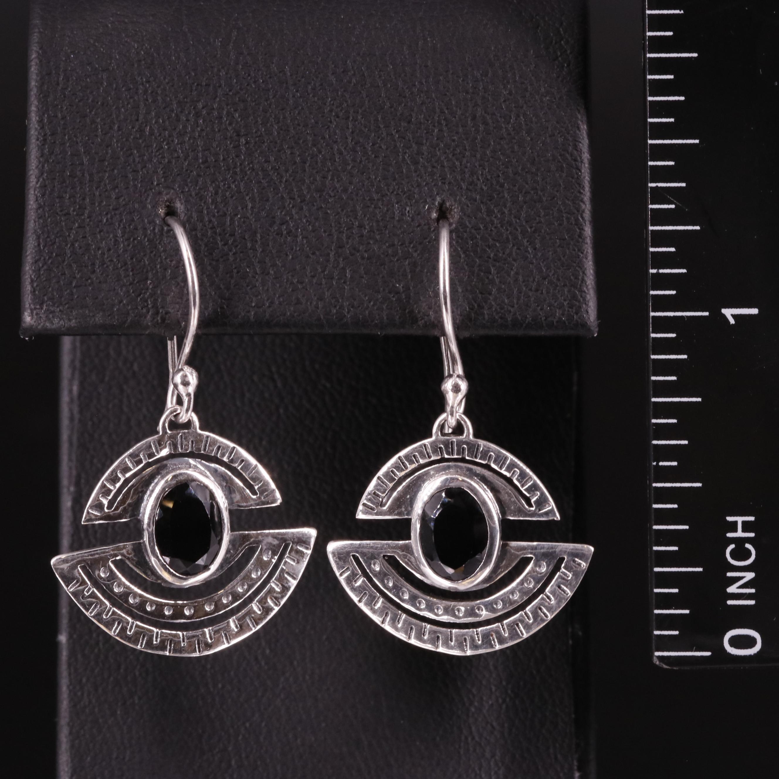 Sterling Cubic Zirconia Drop Earrings
