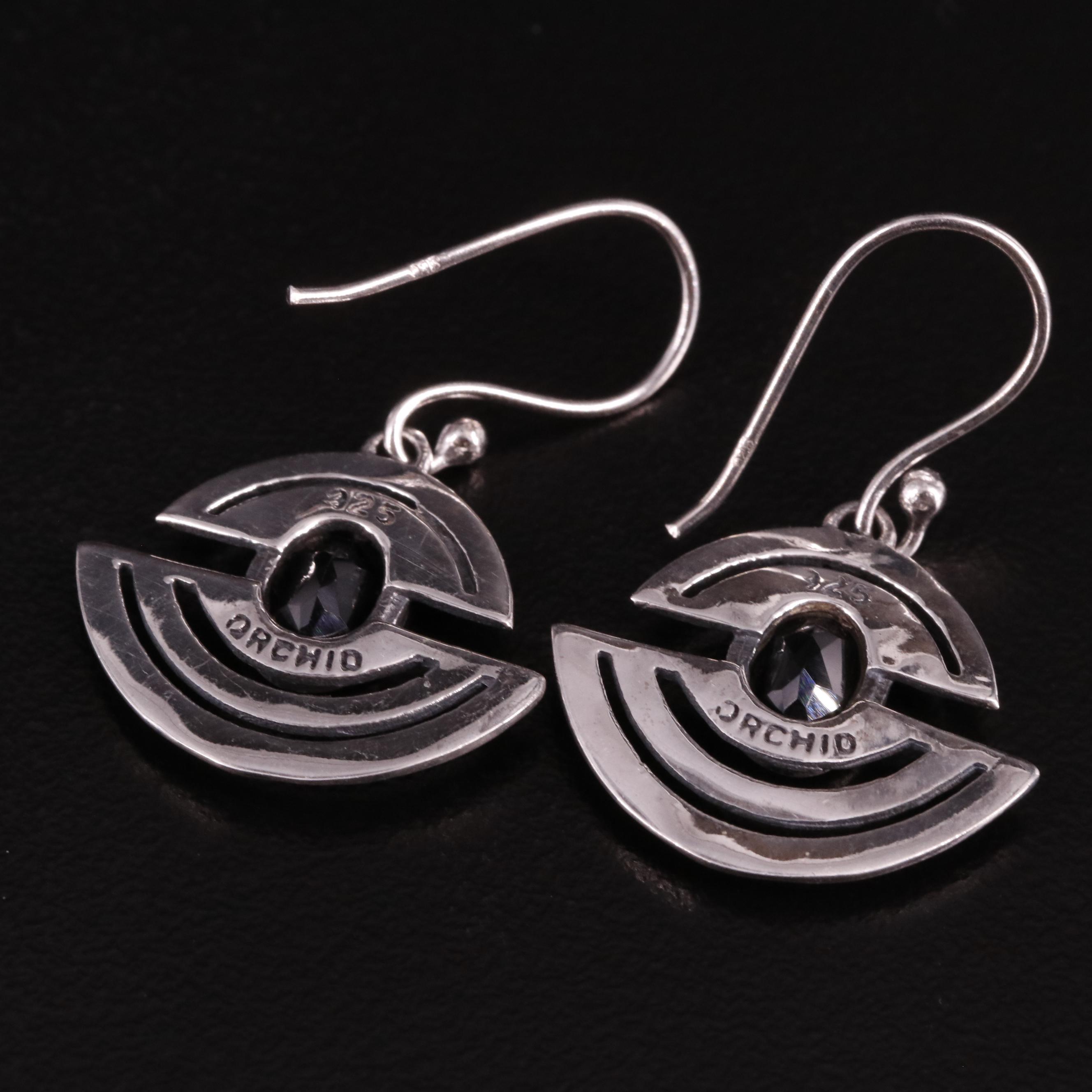 Sterling Cubic Zirconia Drop Earrings