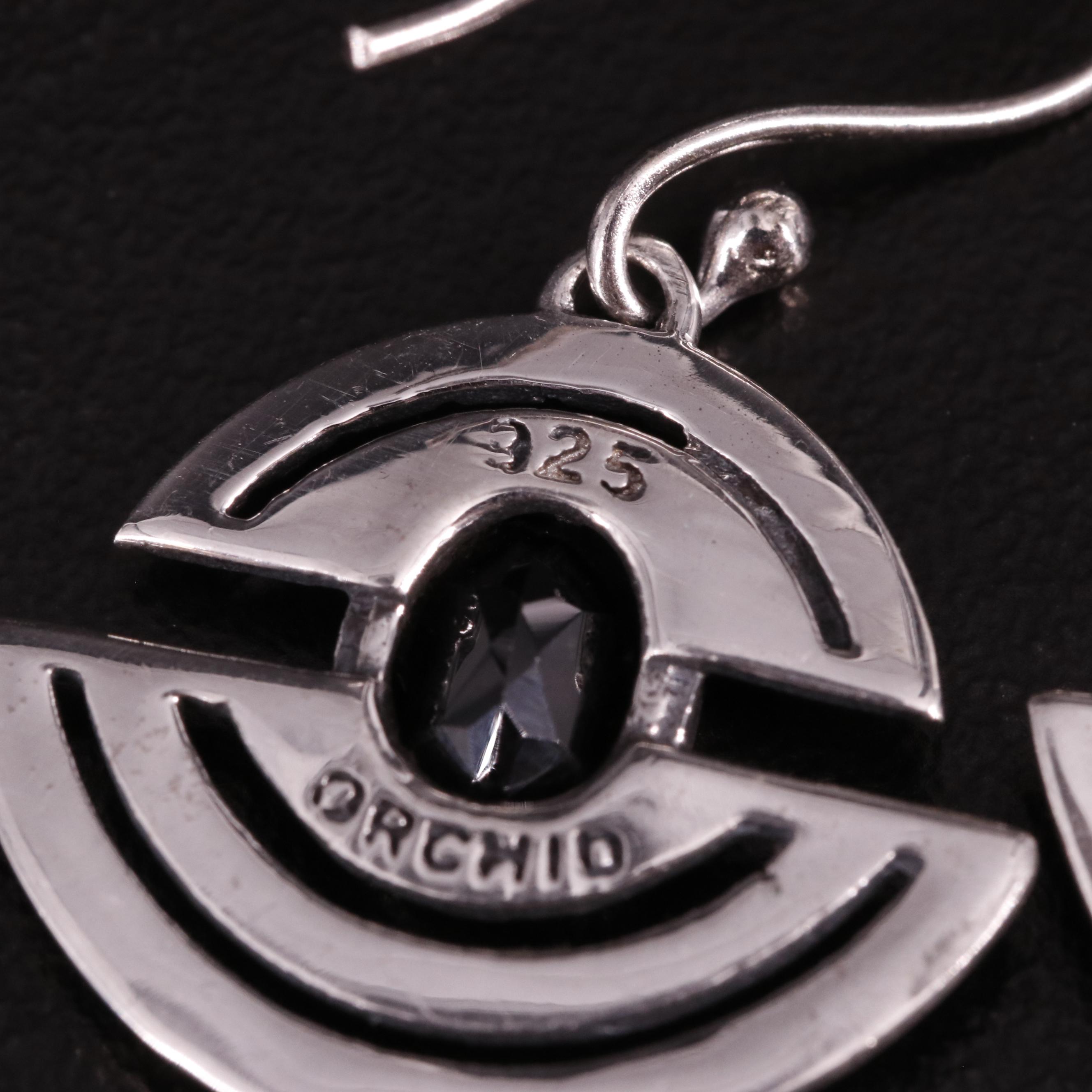 Sterling Cubic Zirconia Drop Earrings