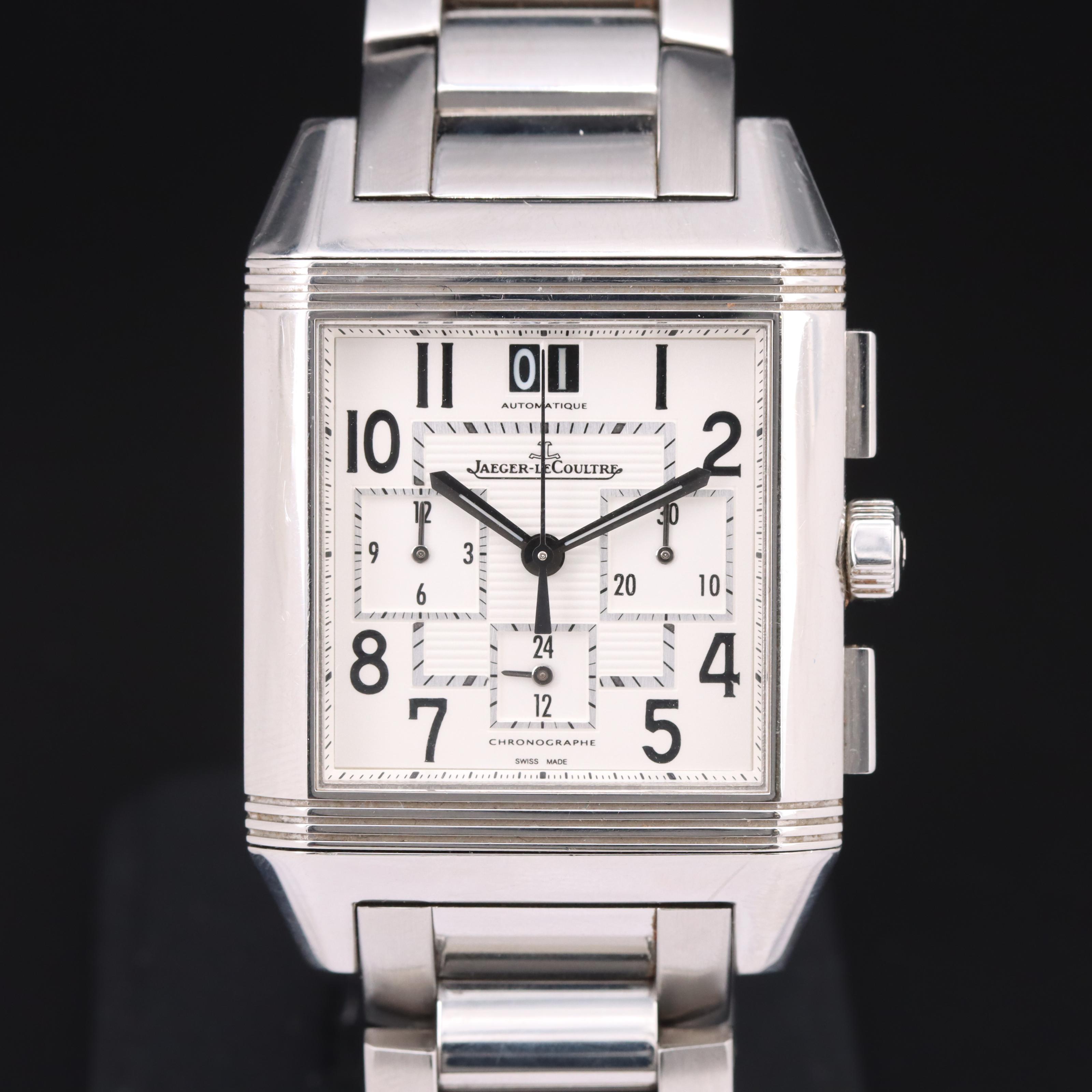 Jaeger-LeCoultre Reverso Squadra Chronograph GMT Watch