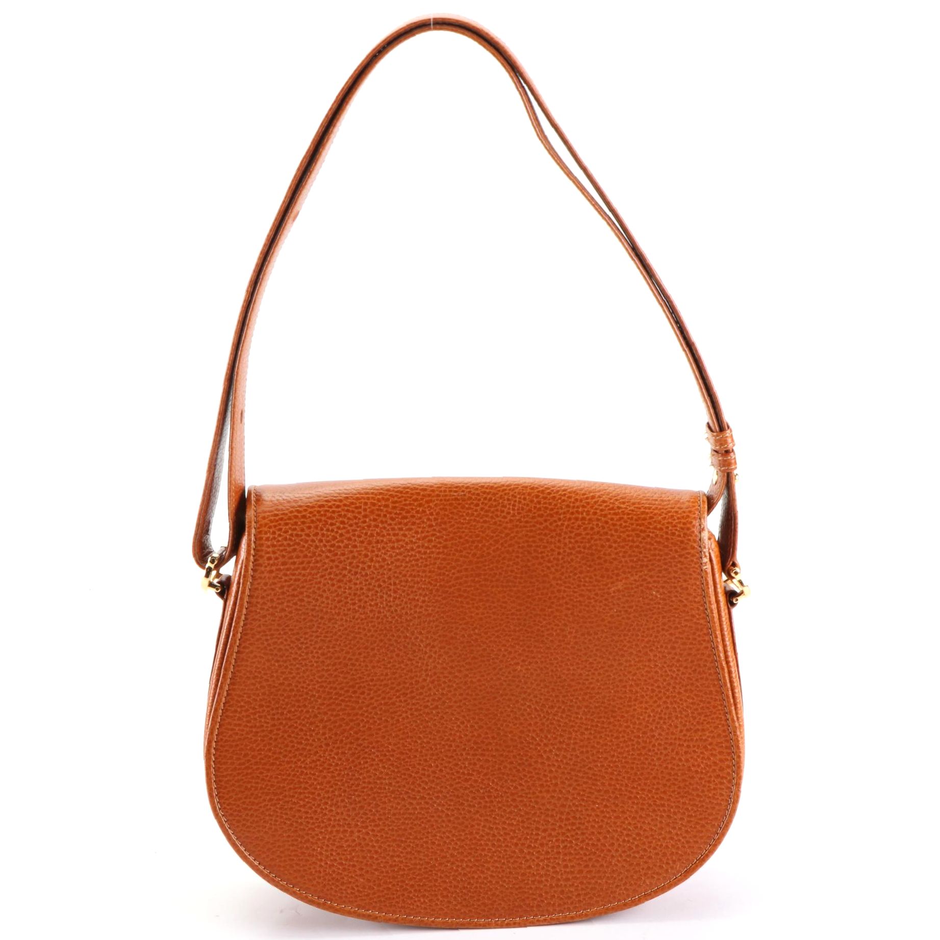 Must de Cartier Flap Shoulder Bag in Grain Leather