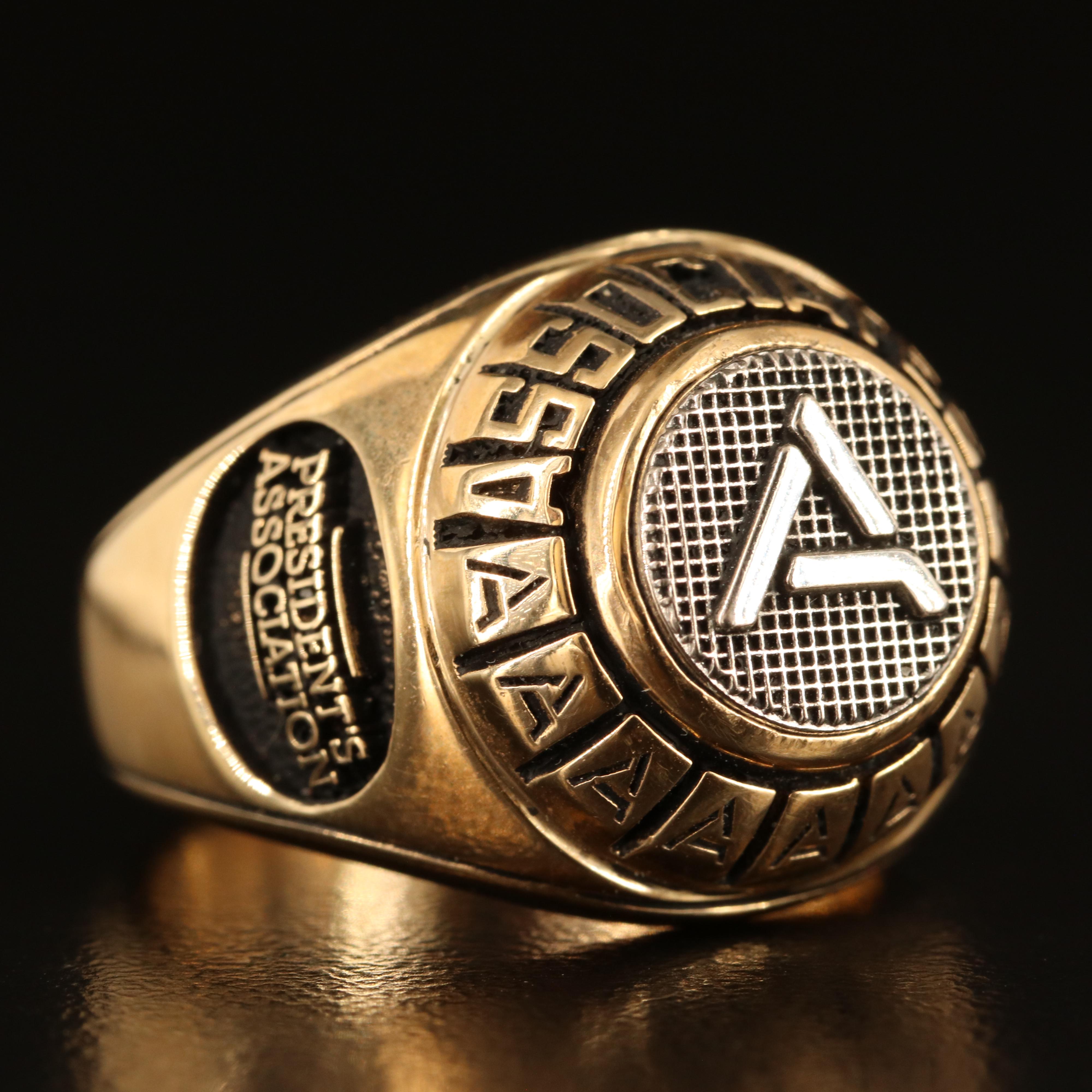 14K President's Association Ring