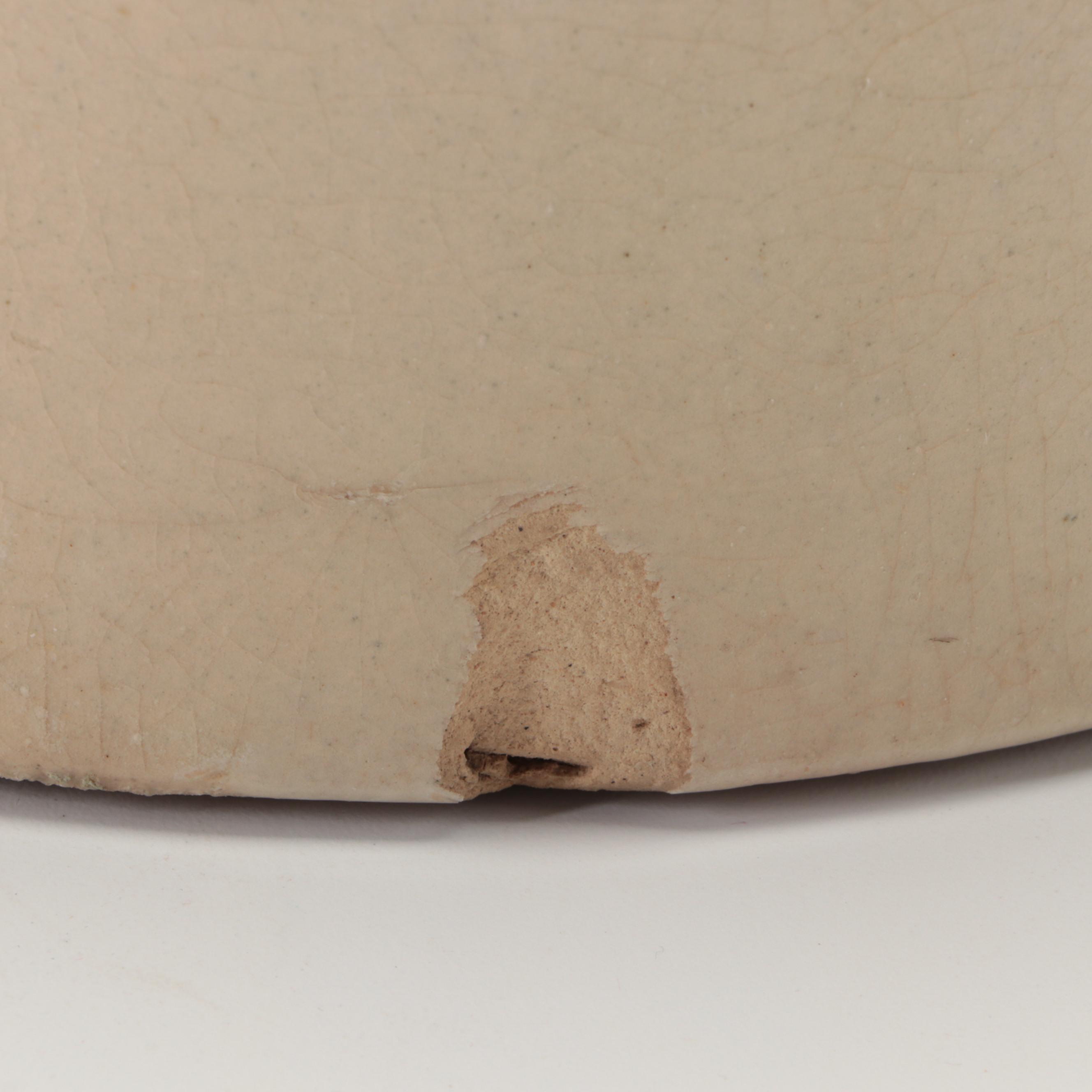 Macomb Pottery Co. Two-Gallon Crock with Other Three-Gallon Stoneware Jug