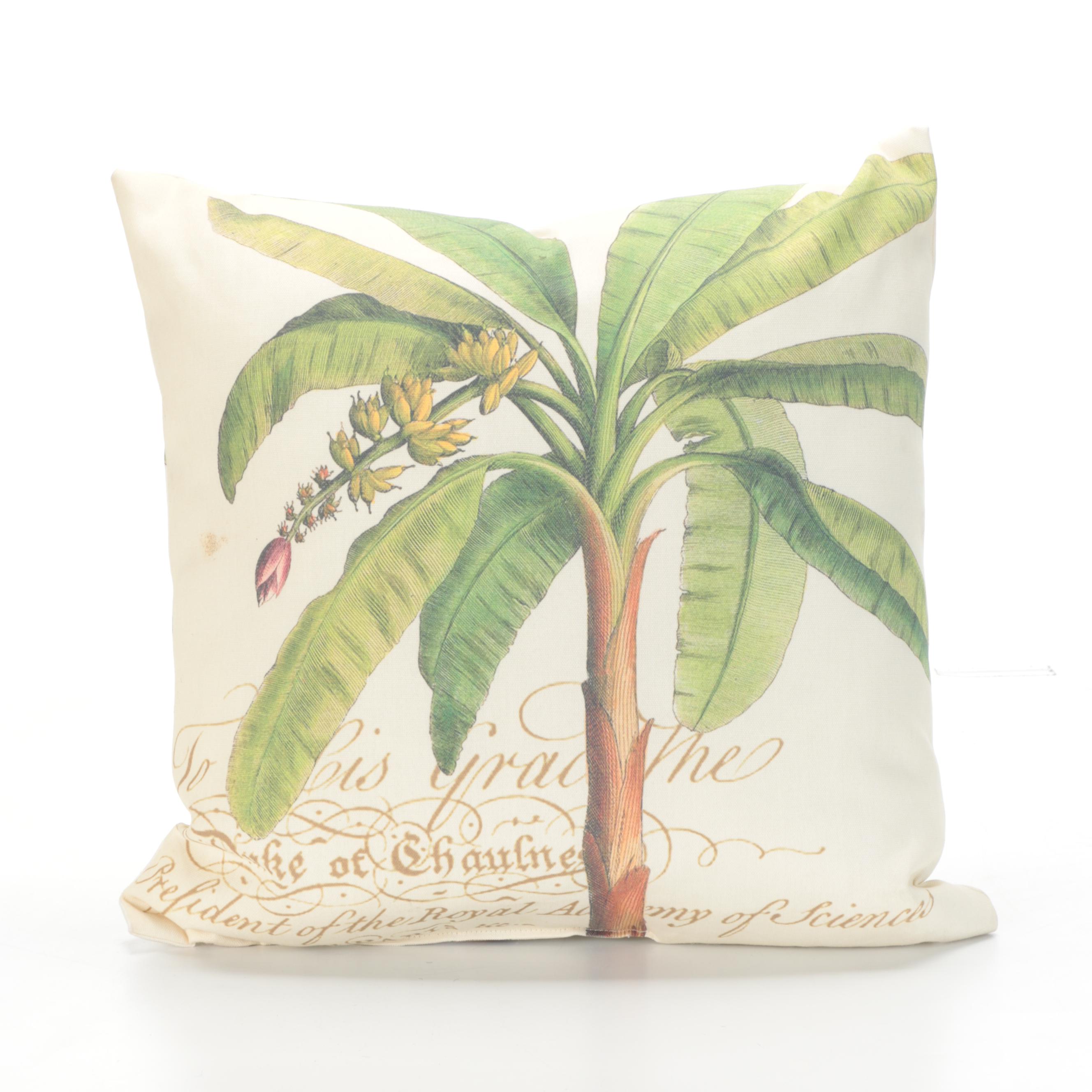 Pottery Barn Indoor/Outdoor Palm Tree Themed Pillows