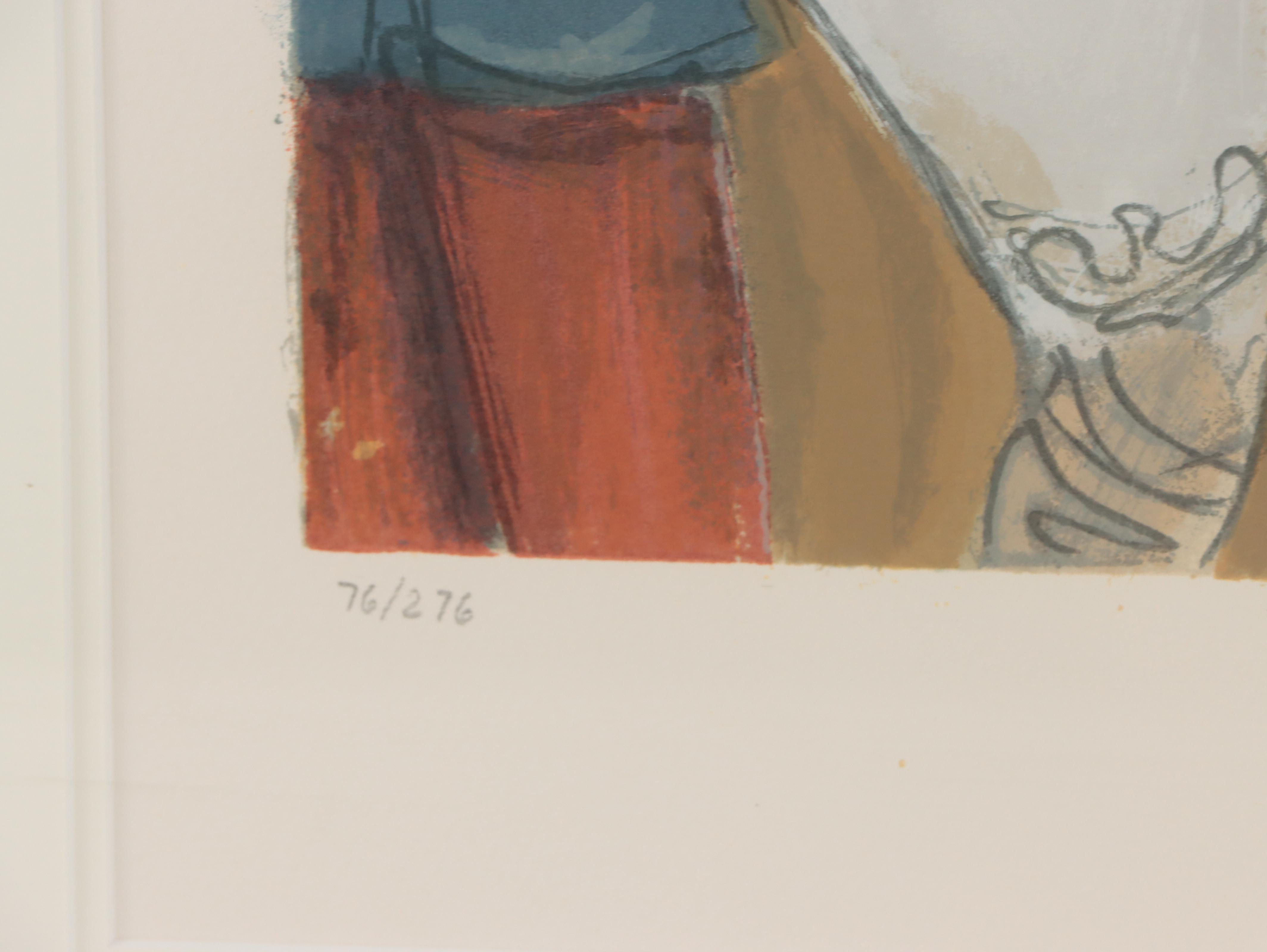 Isaac Maimon Serigraph of a Party Scene, Late 20th Century