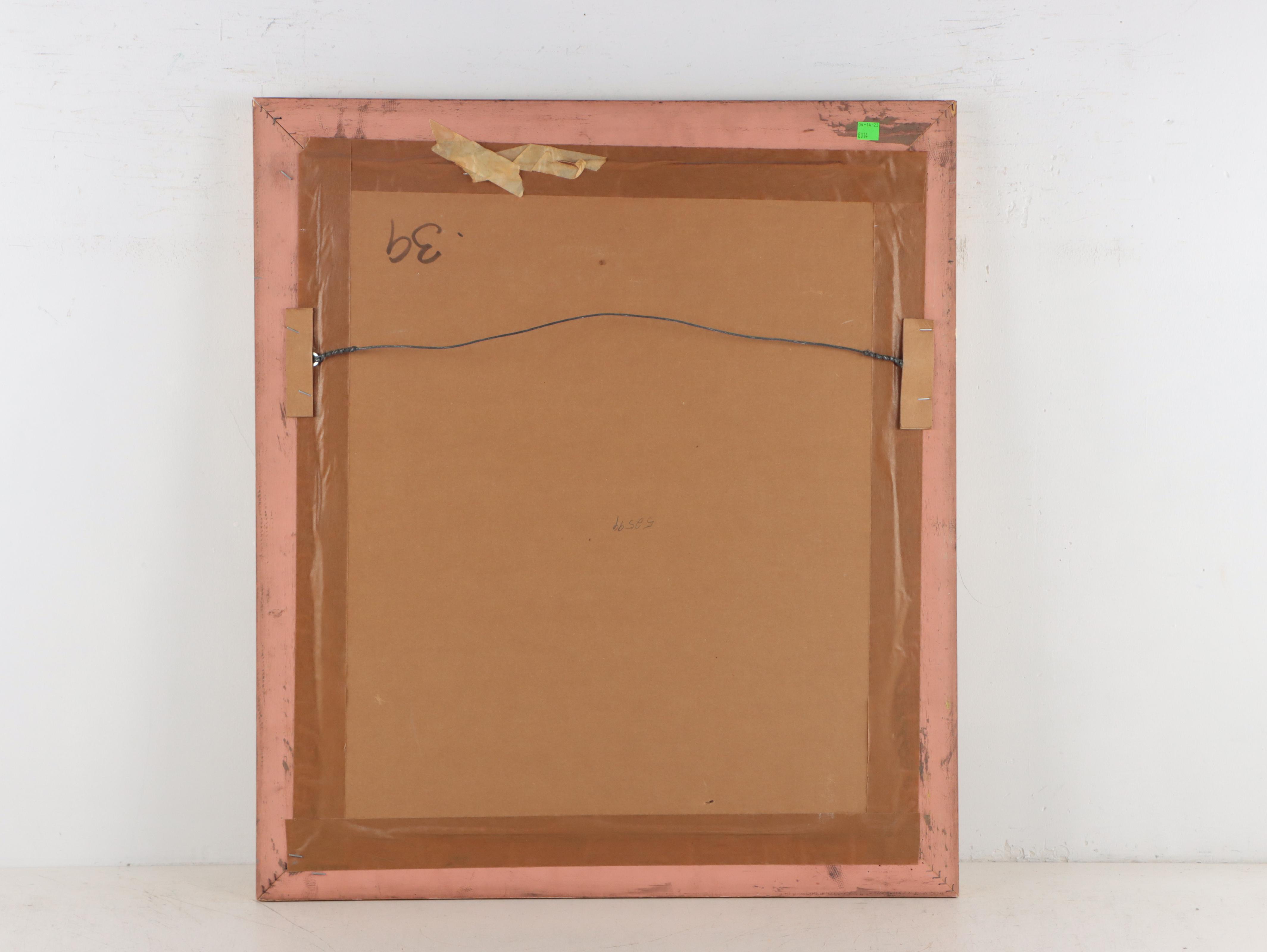 Isaac Maimon Serigraph of a Party Scene, Late 20th Century