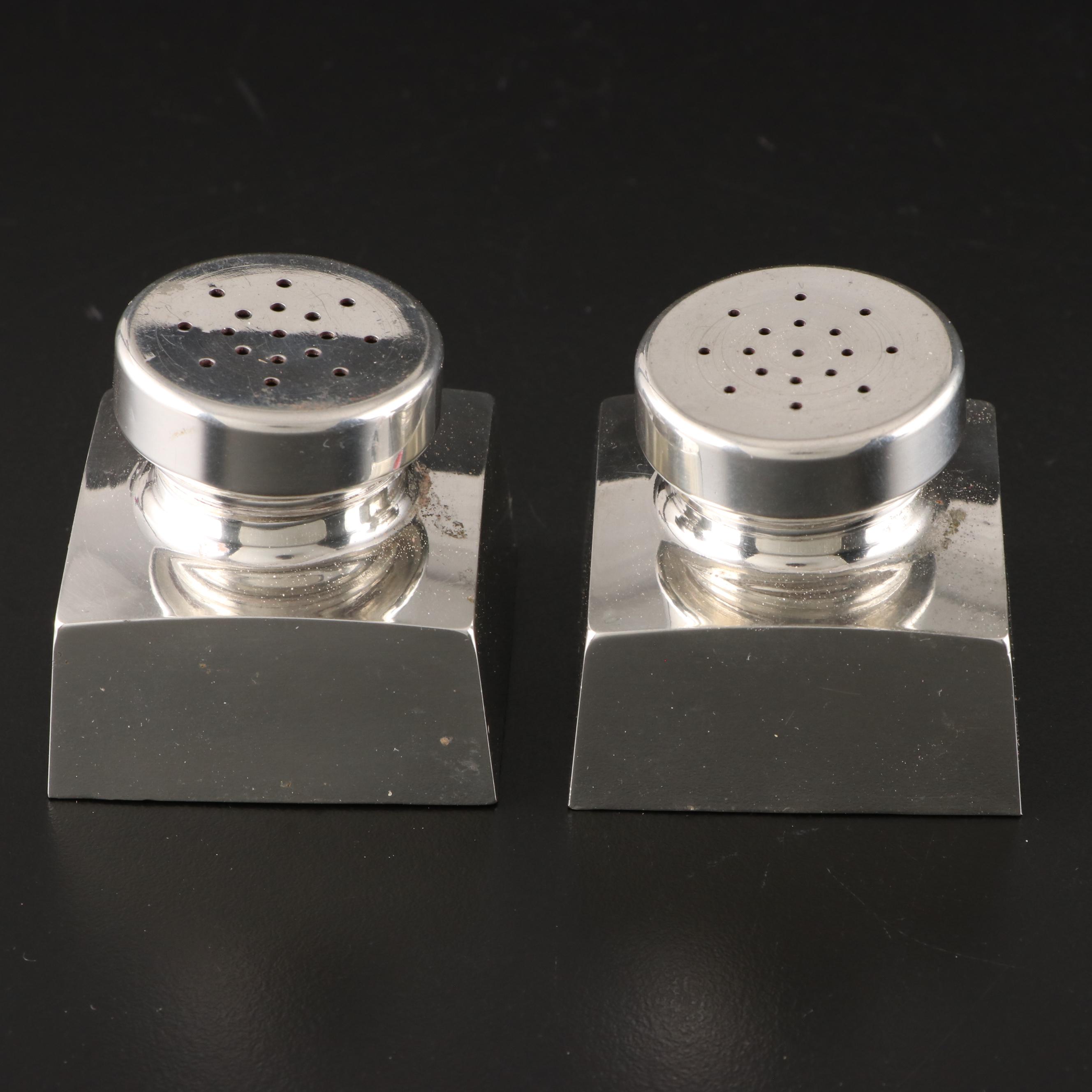 Pewter Salt and Pepper Shakers with Saks Fifth Avenue Presentation Box