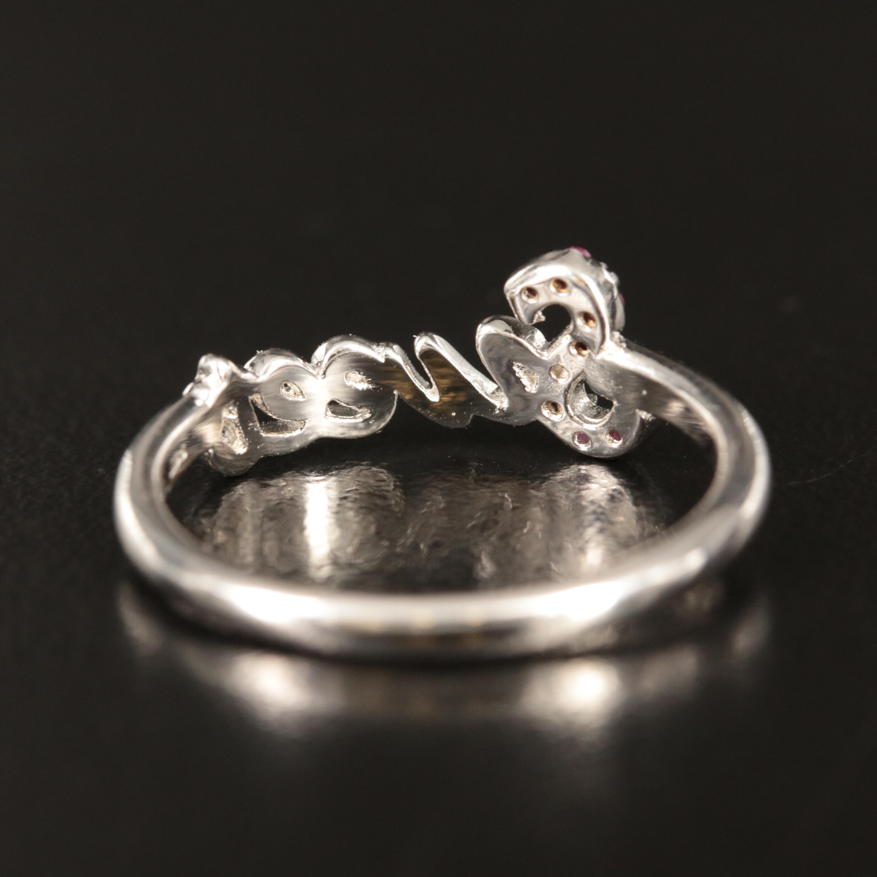 Sterling Ruby "Sweet" Ring