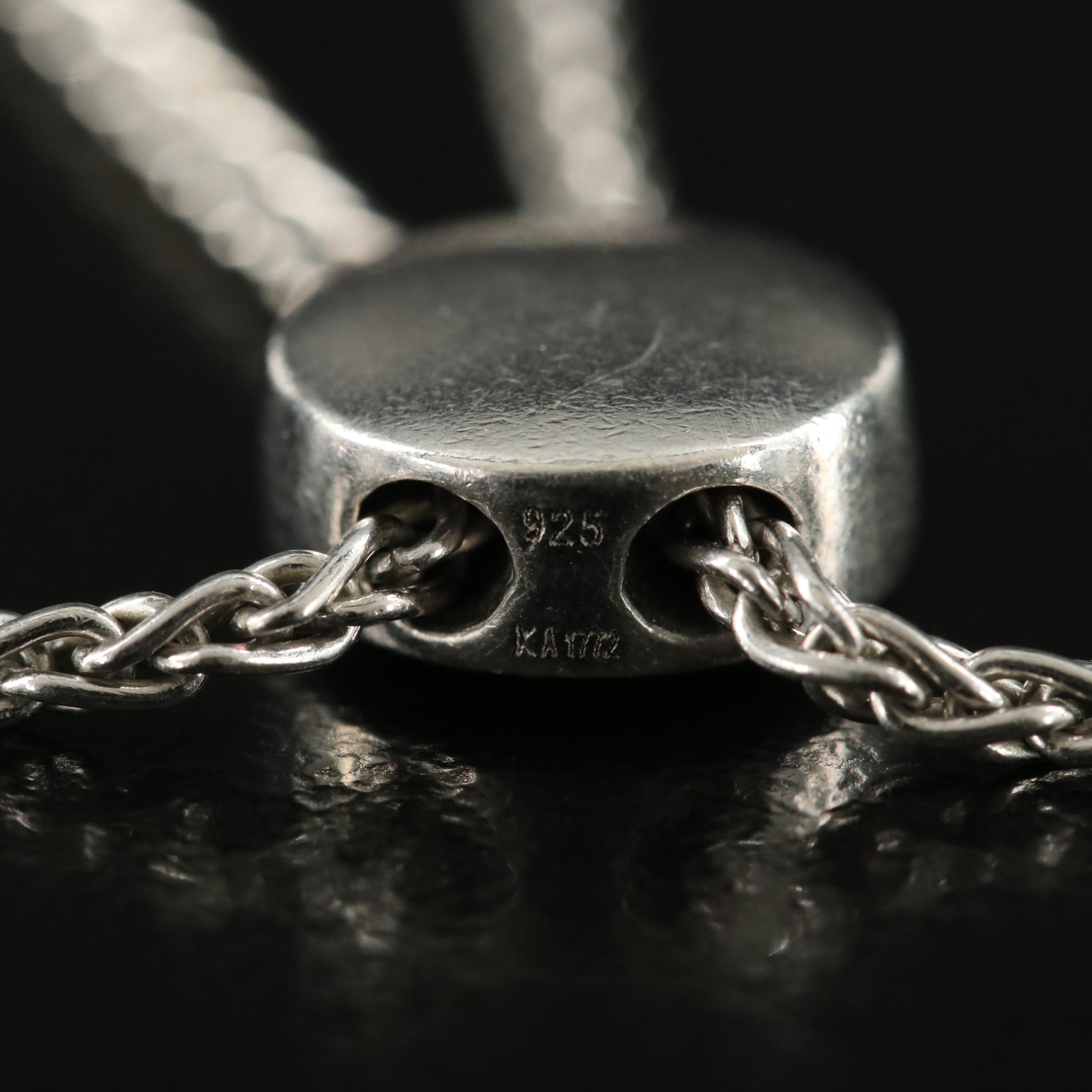 Sterling Sapphire and Topaz Bolo Bracelet