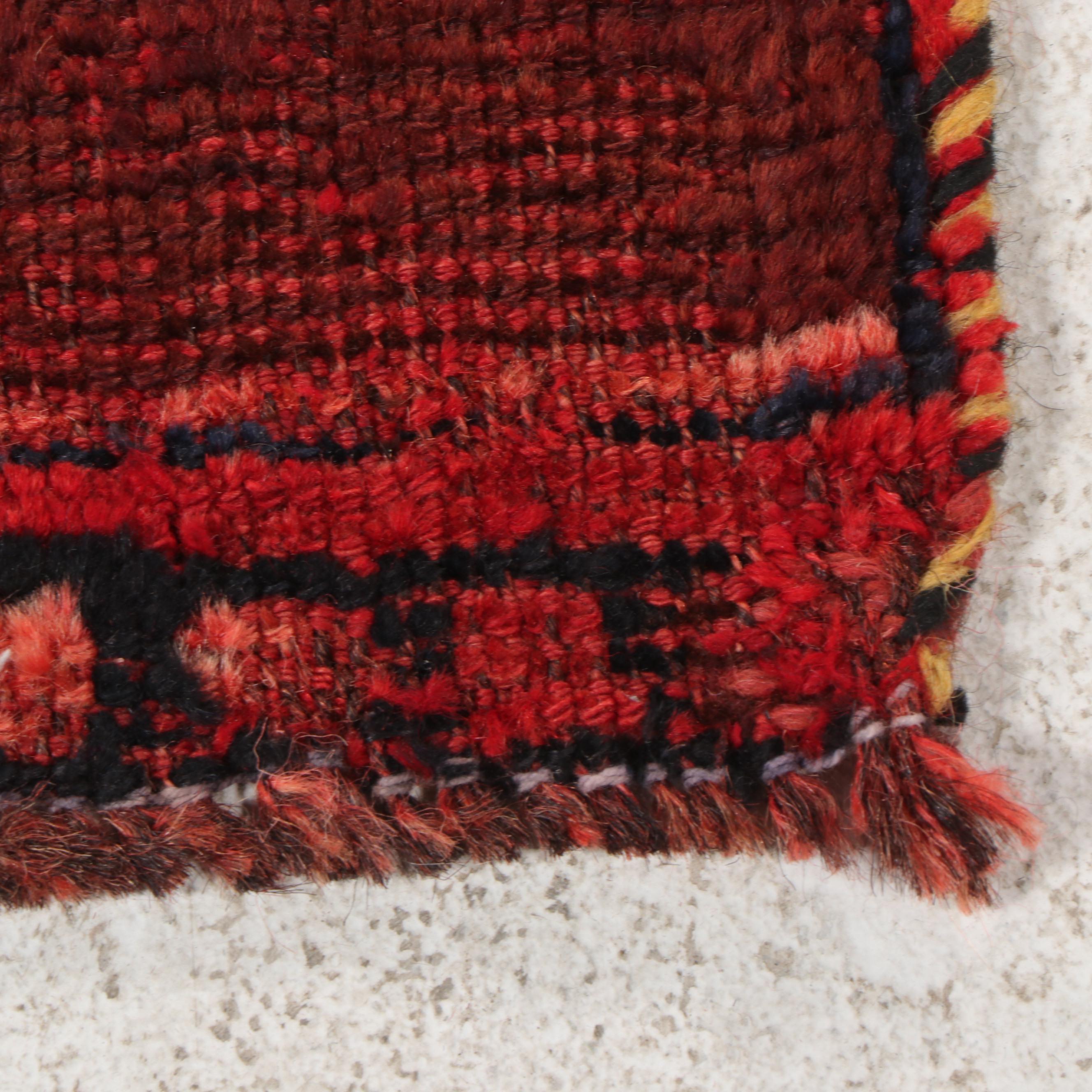 3'3 x 8' Hand-Knotted Persian Shiraz Area Long Rug