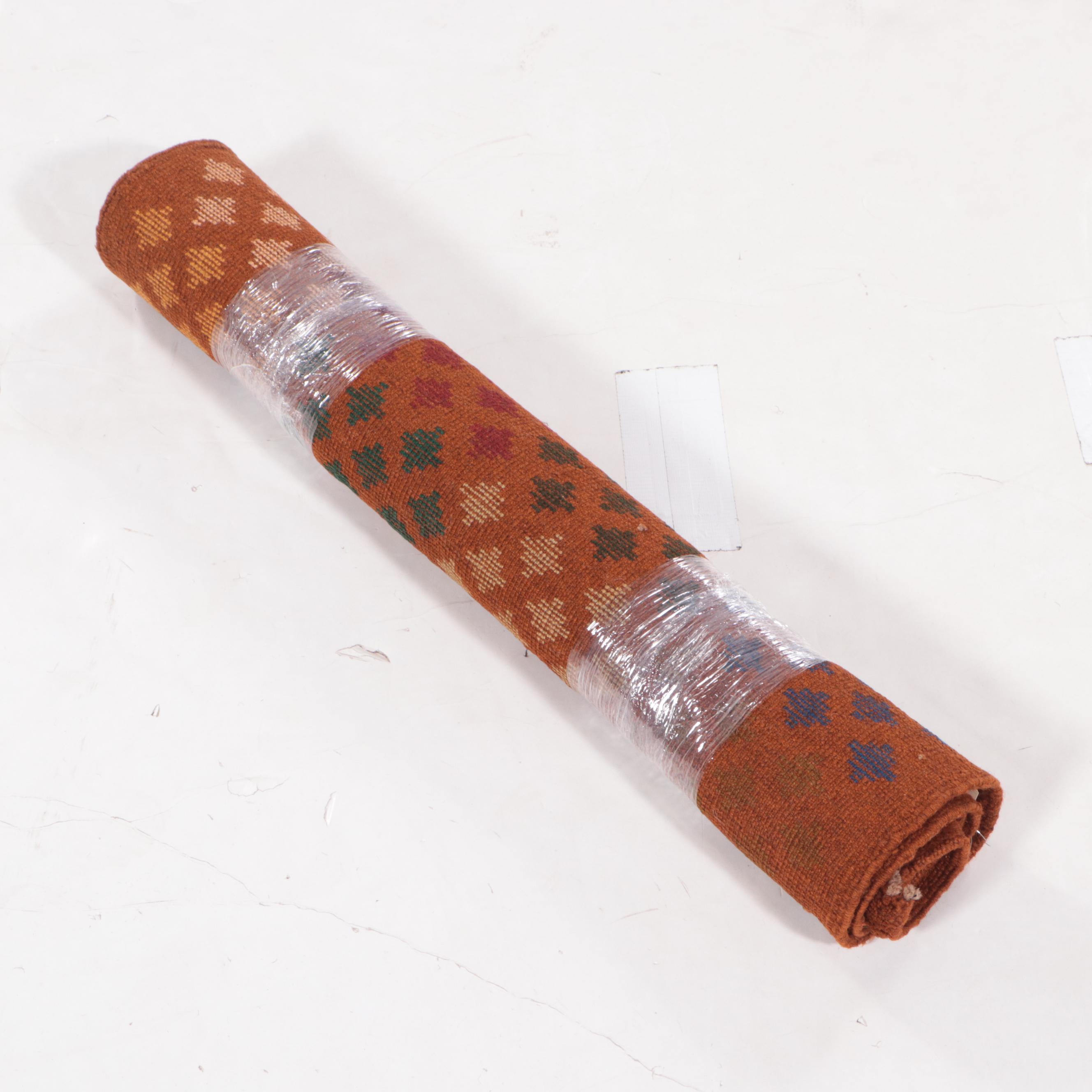 2'8 x 3'11 Hand-Knotted Afghan Baluch Accent Rug