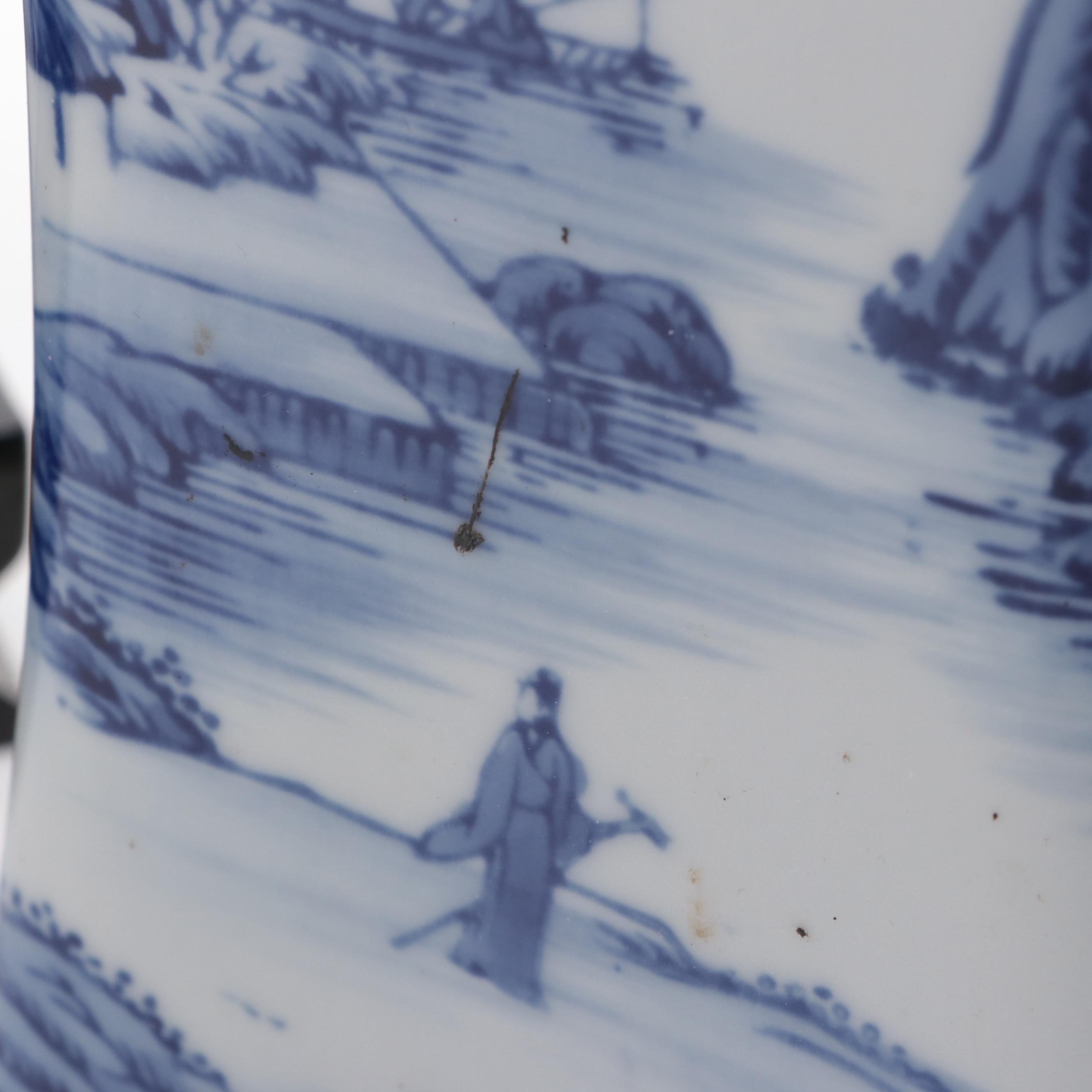 Ballard Designs Chinese Blue and White Porcelain Flower Brick and More