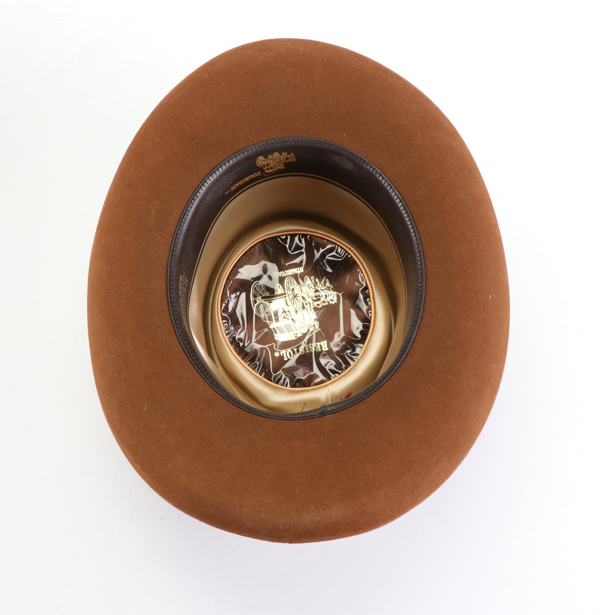 Resistol Stagecoach and Ranch Western Wear Western Hats in Wool Felt