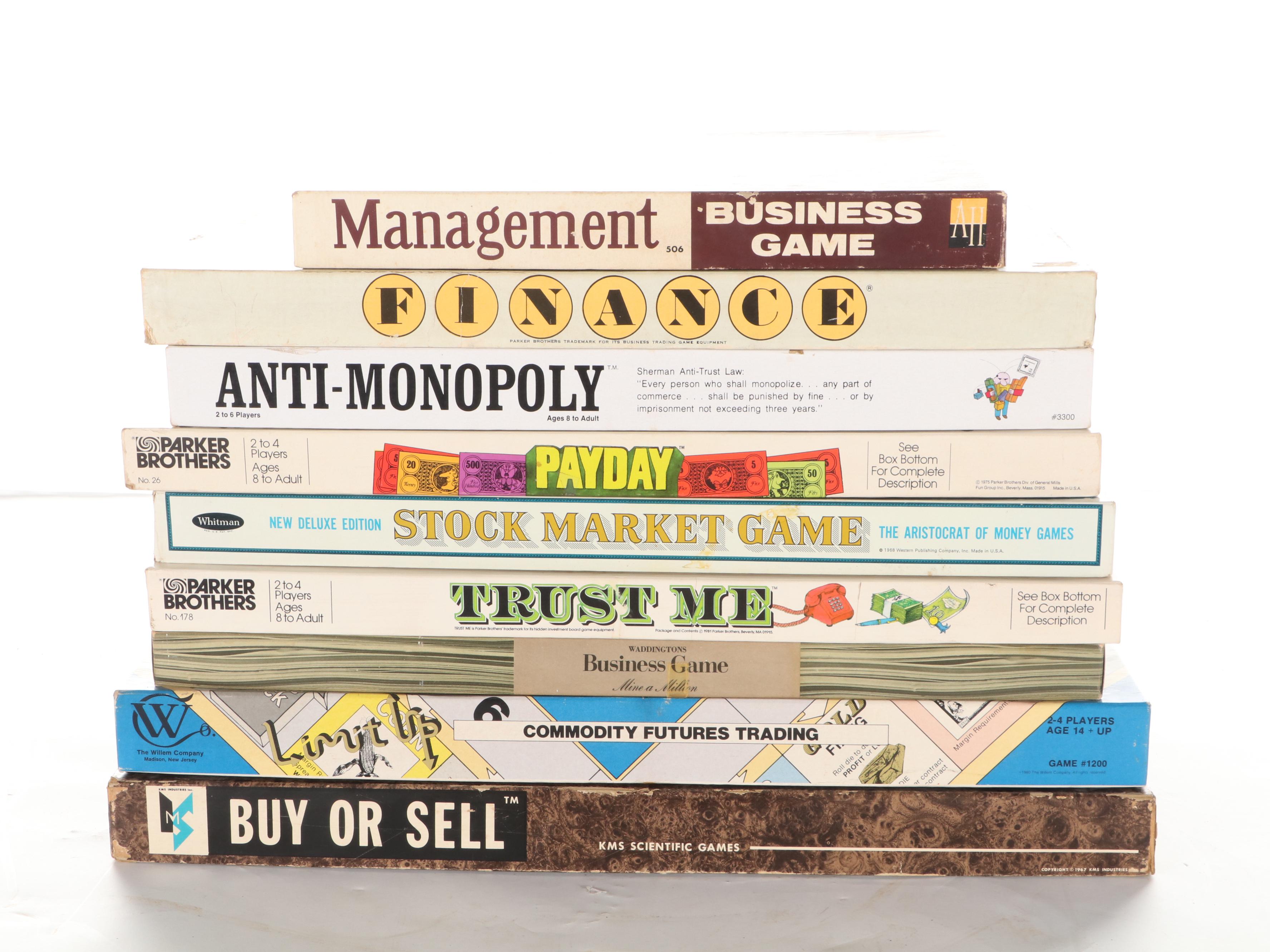 The Stock Market Game, Payday and Other Finance Oriented Games