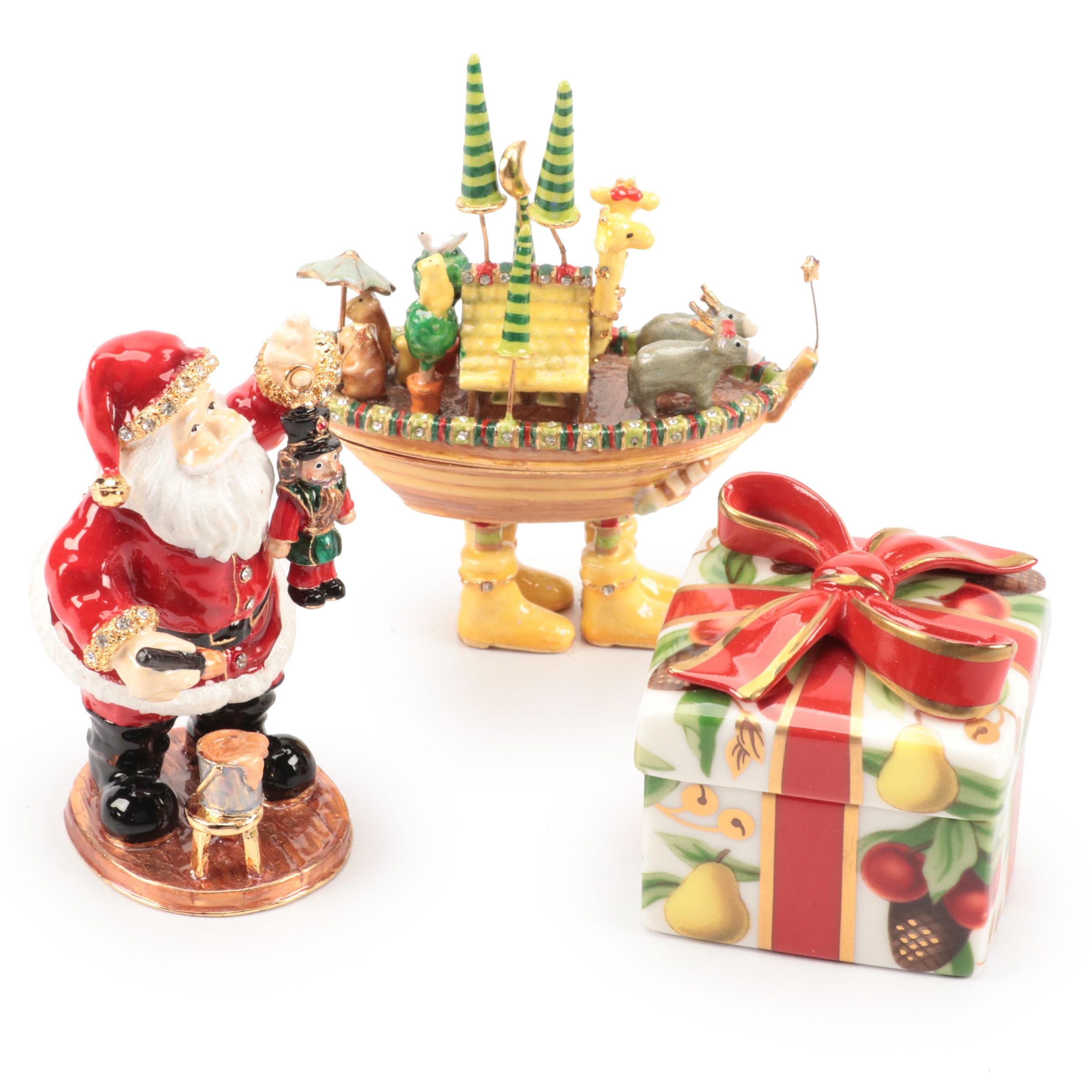 Tiffany & Co. Porcelain Box with Resin Trinket Boxes