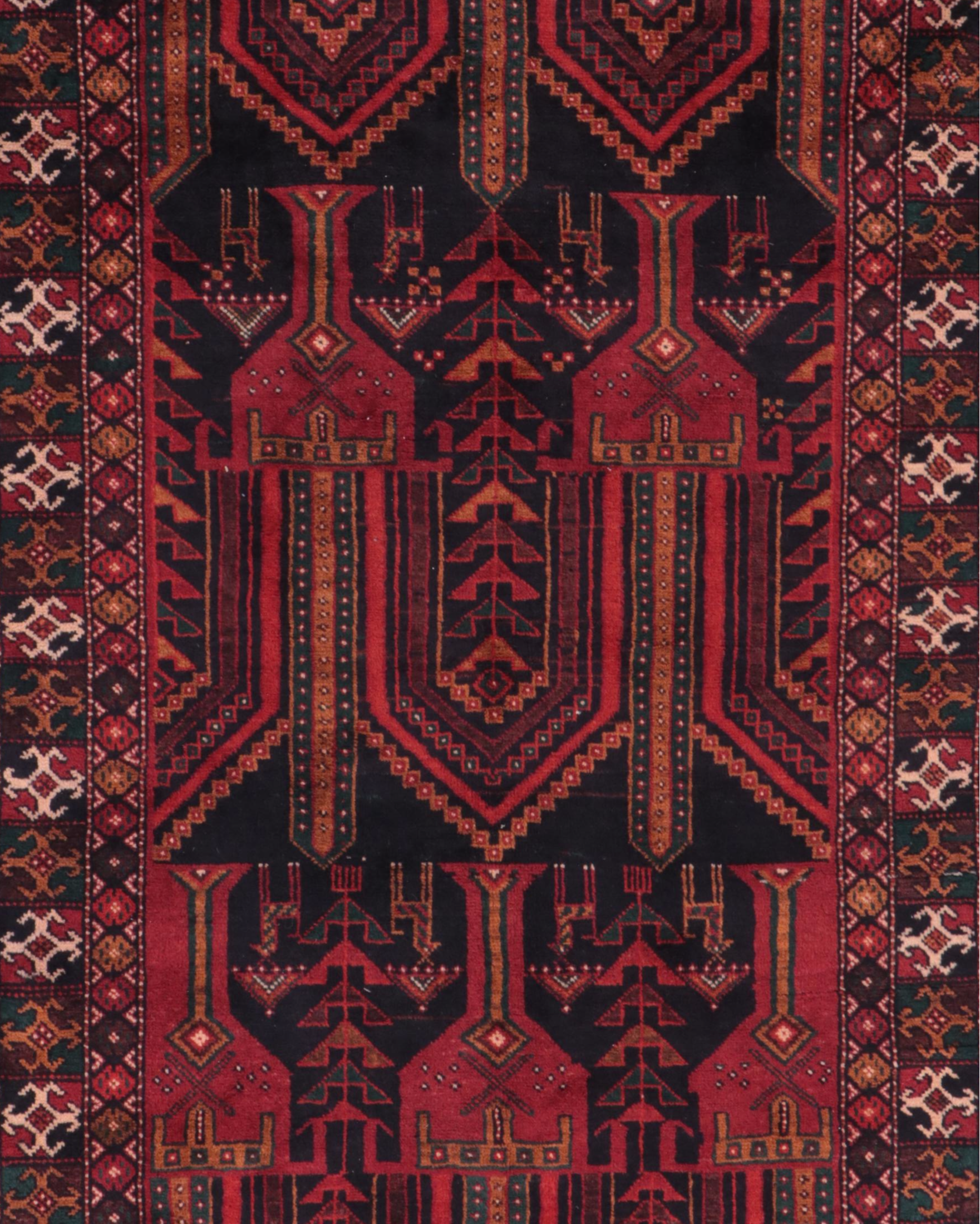 3'11 x 8'6 Hand-Knotted Northwest Persian Long Rug