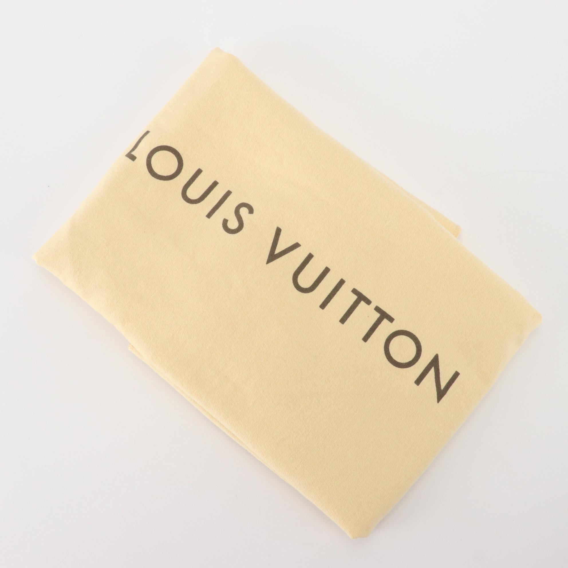 Louis Vuitton Alma GM Bag in Silver Metallic Monogram Vernis