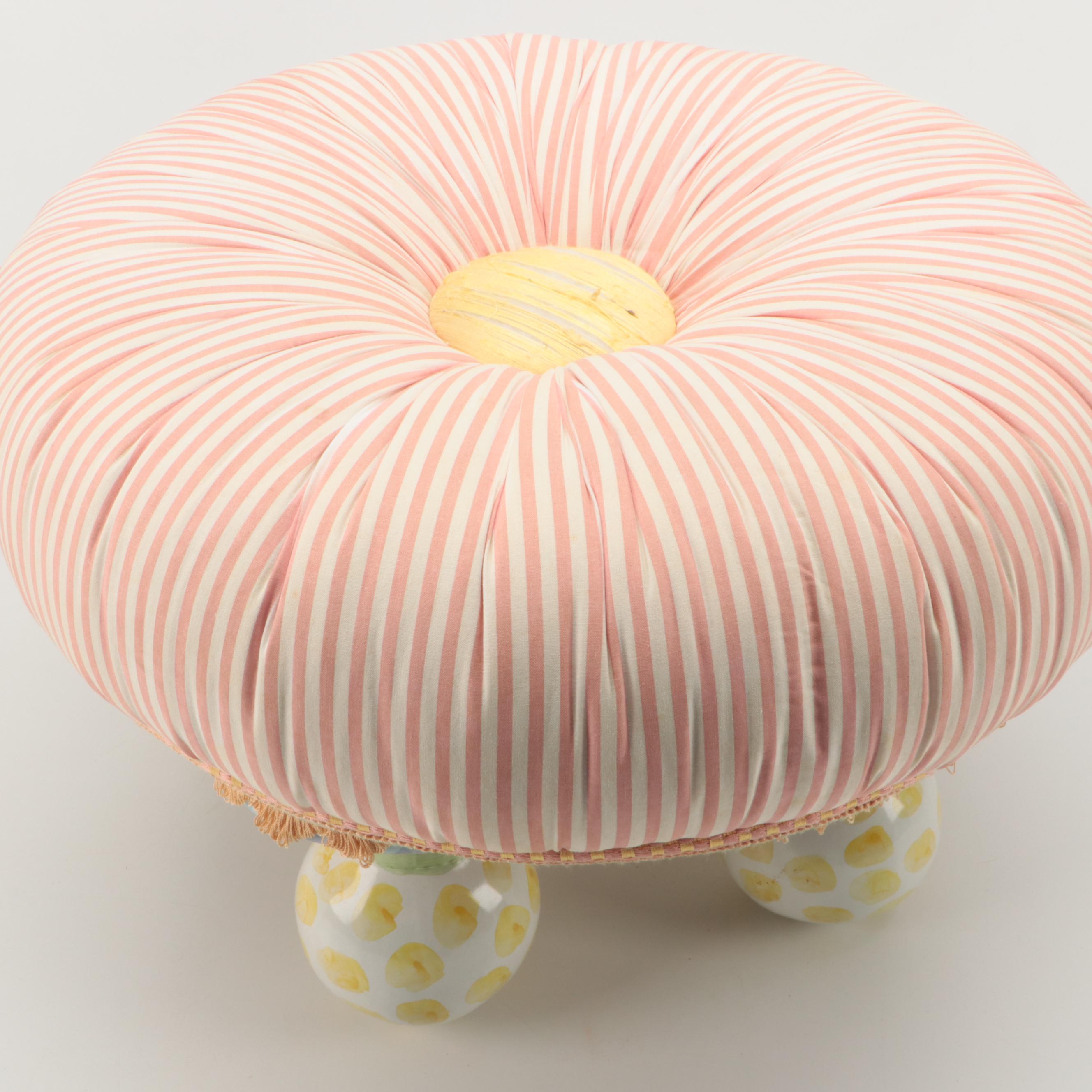 MacKenzie-Childs Tufted Footstool