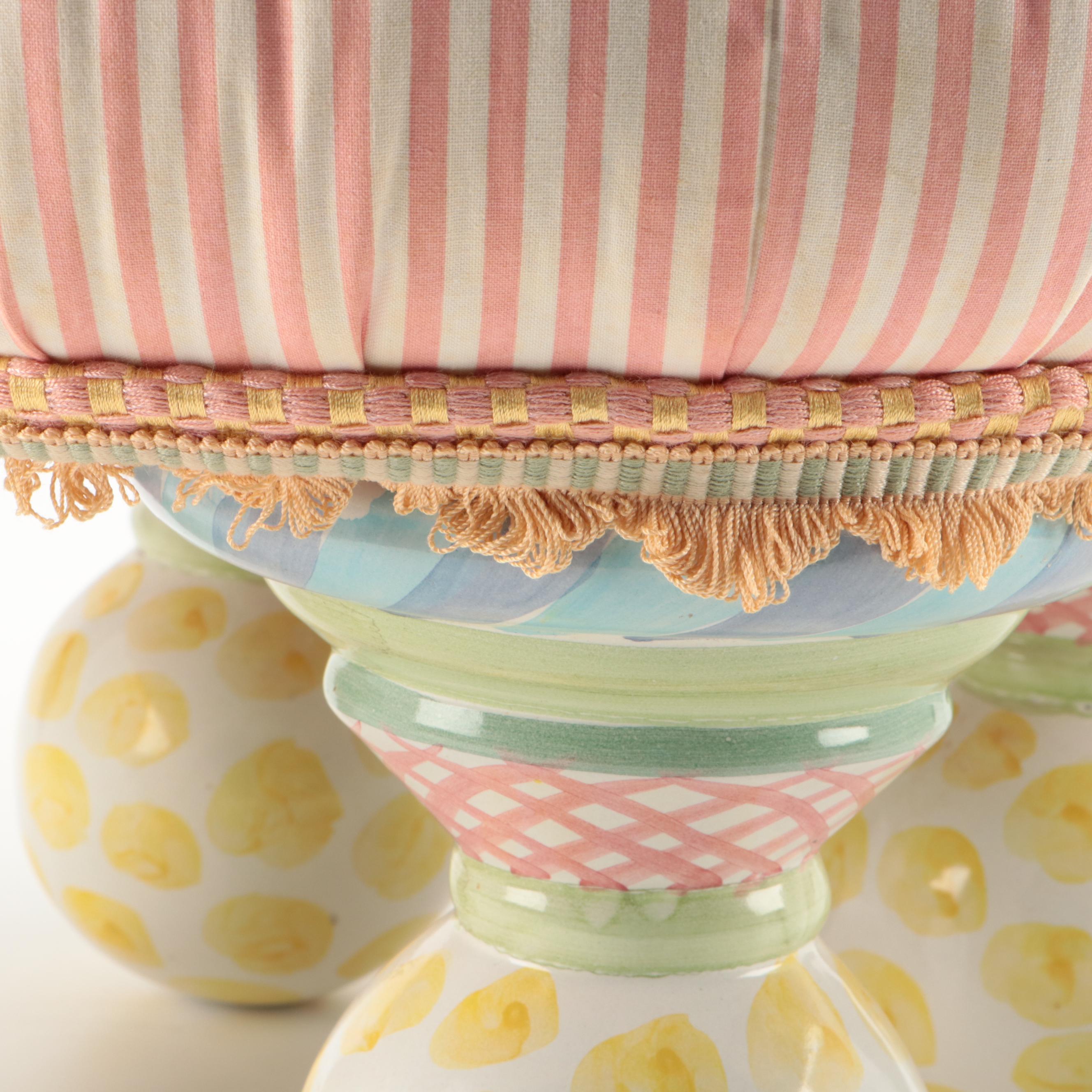 MacKenzie-Childs Tufted Footstool