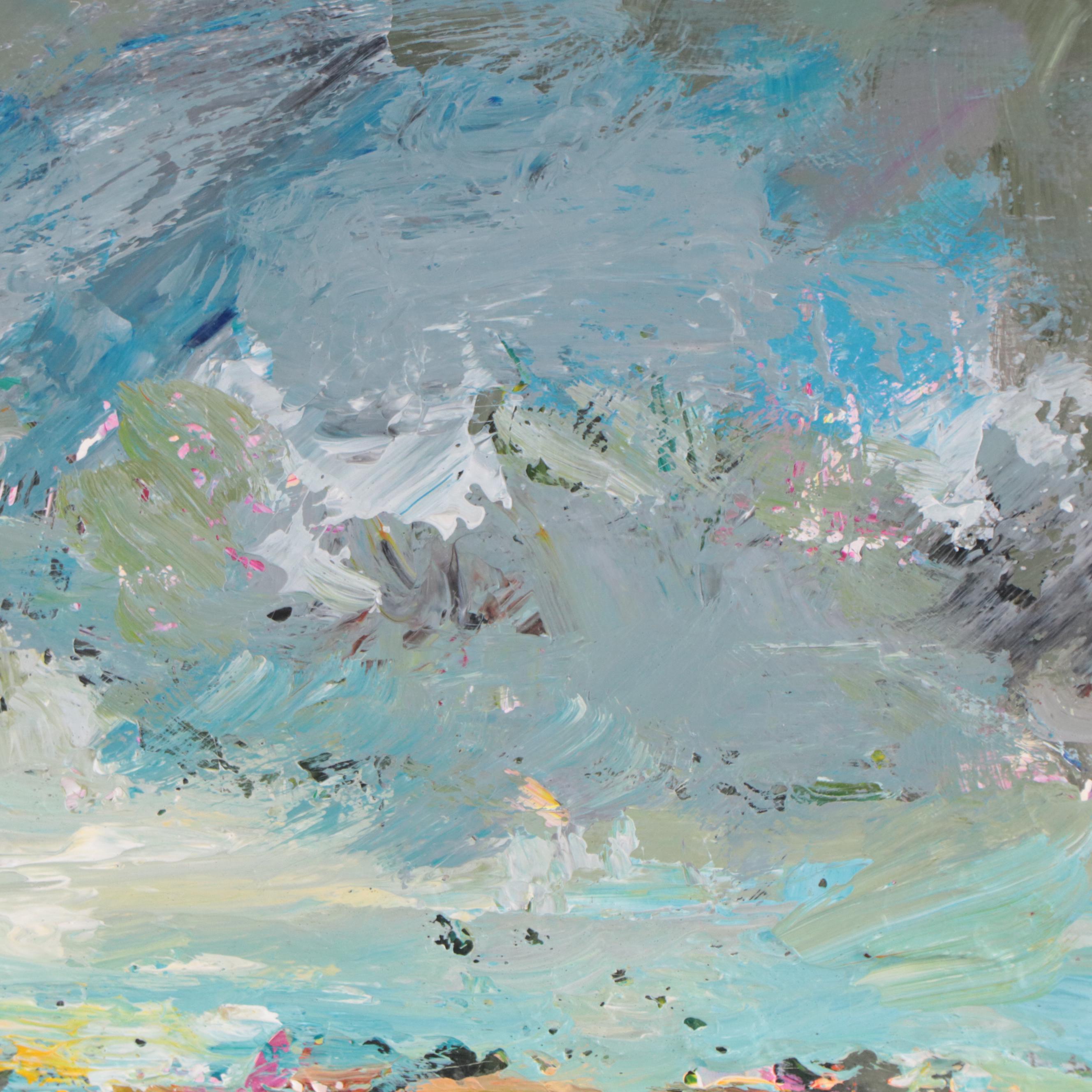 Elle Raines Landscape Acrylic Painting, 21st Century