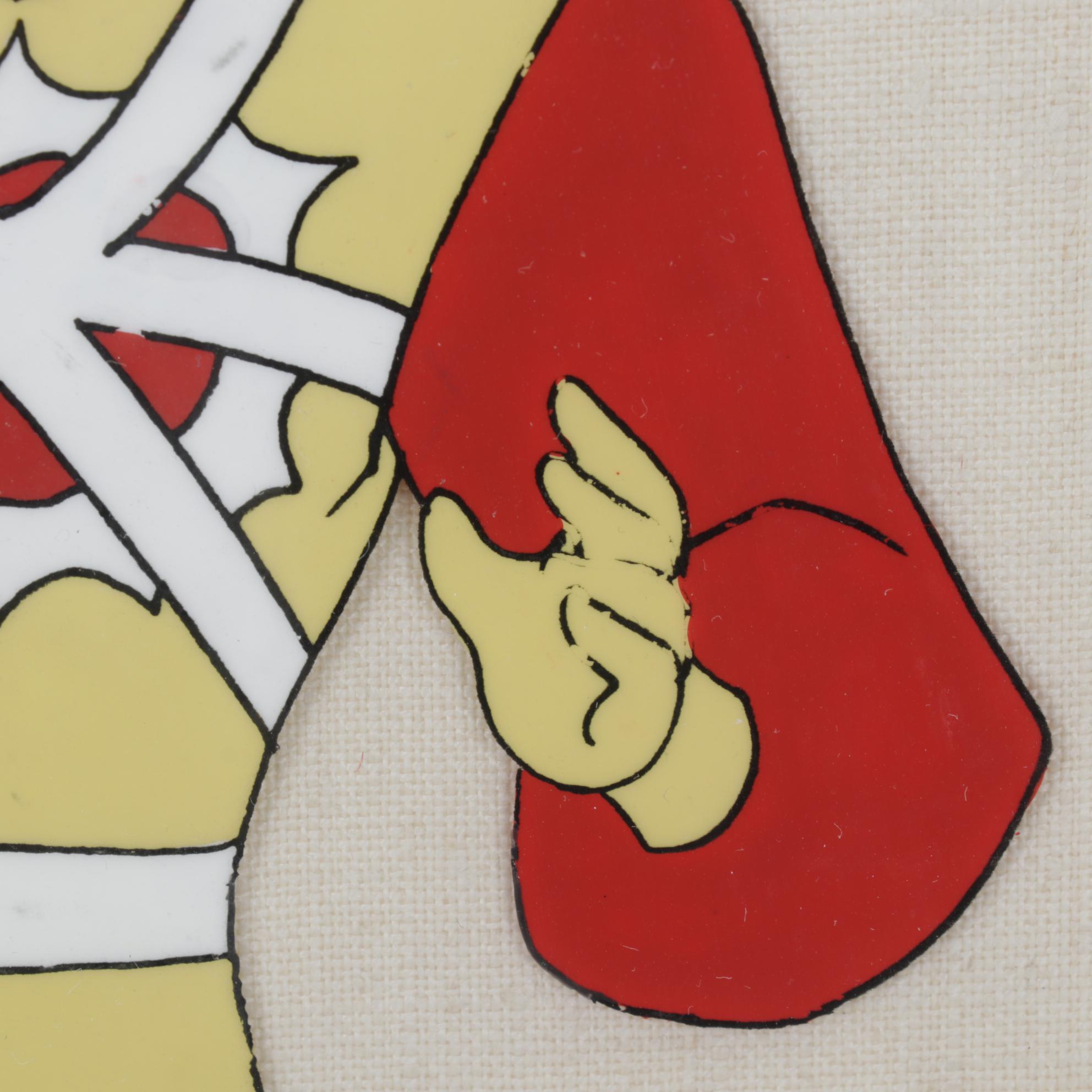 "Super Friends" Hand-Painted Animation Production Cel "Firestorm"