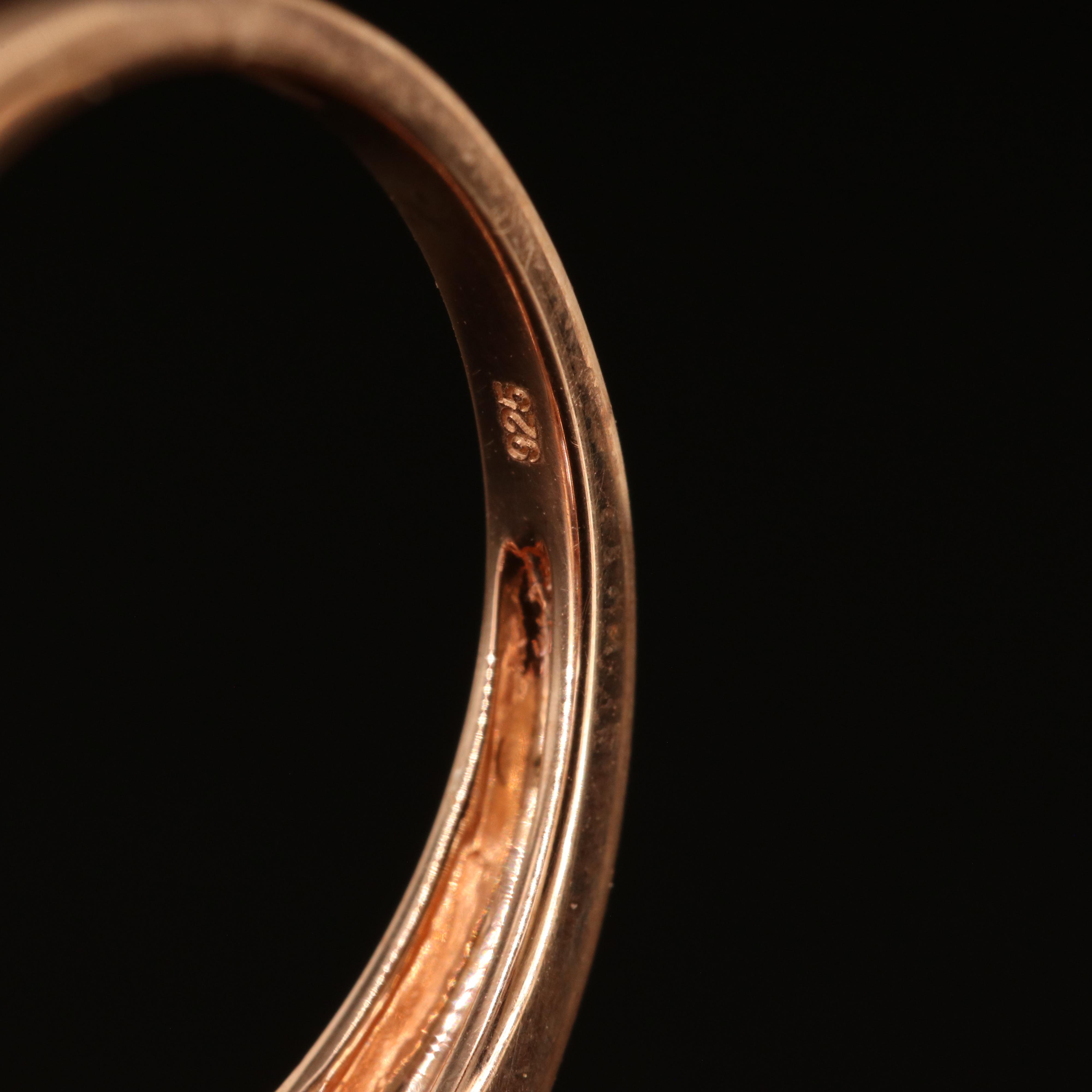 Sterling Sapphire and White Sapphire Ring