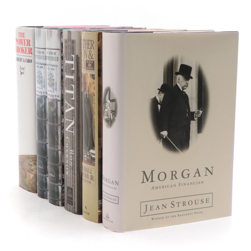 First Edition "Morgan: American Financier" by Jean Strouse and More Biographies