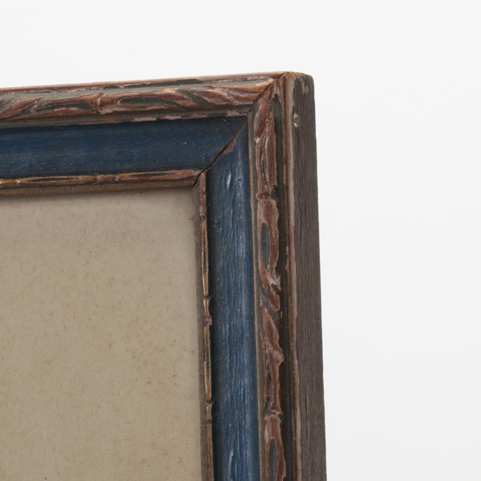 Paul Nedel Watercolor Painting of Winter Creekside, Circa 1940