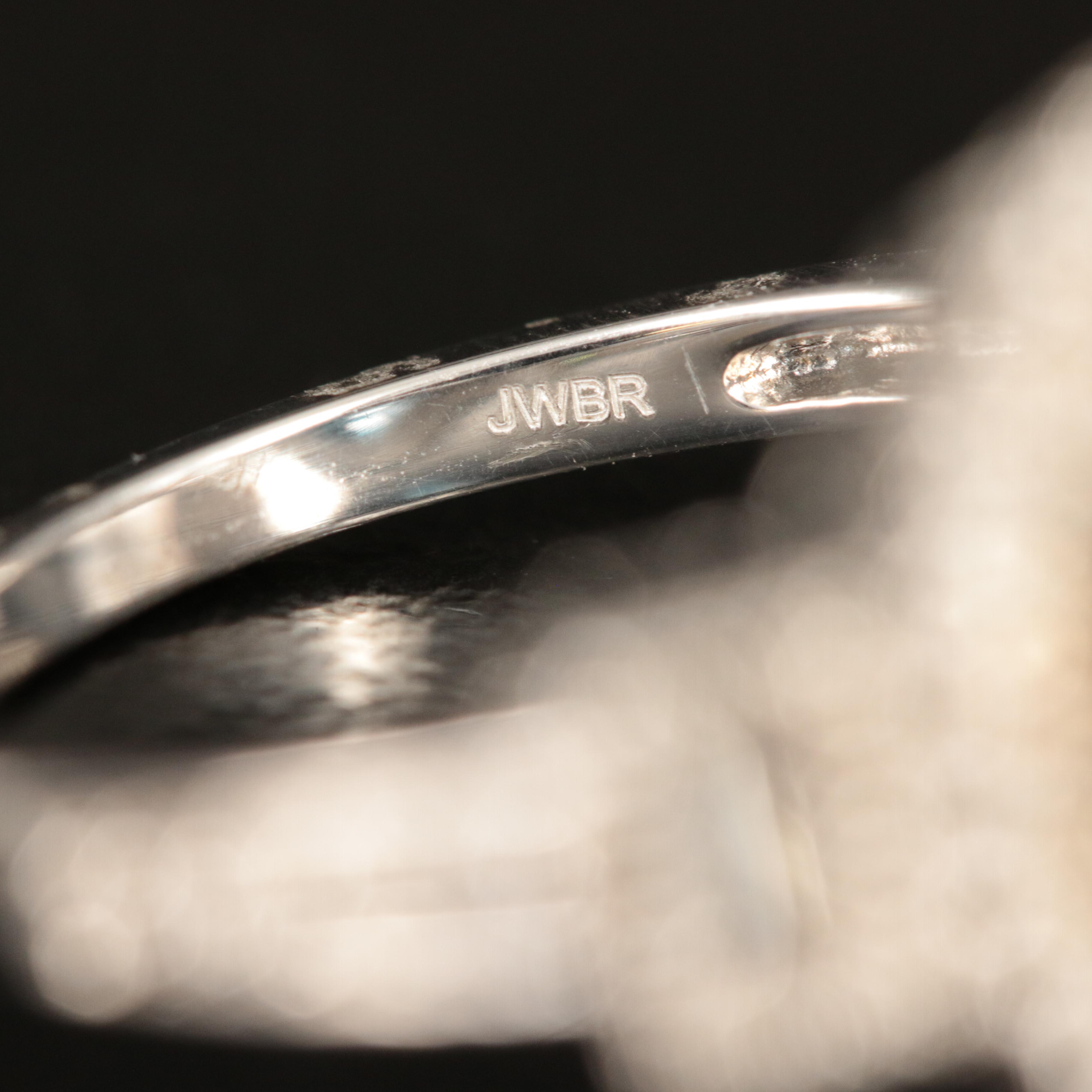 Sterling London Blue Topaz and White Sapphire Ring