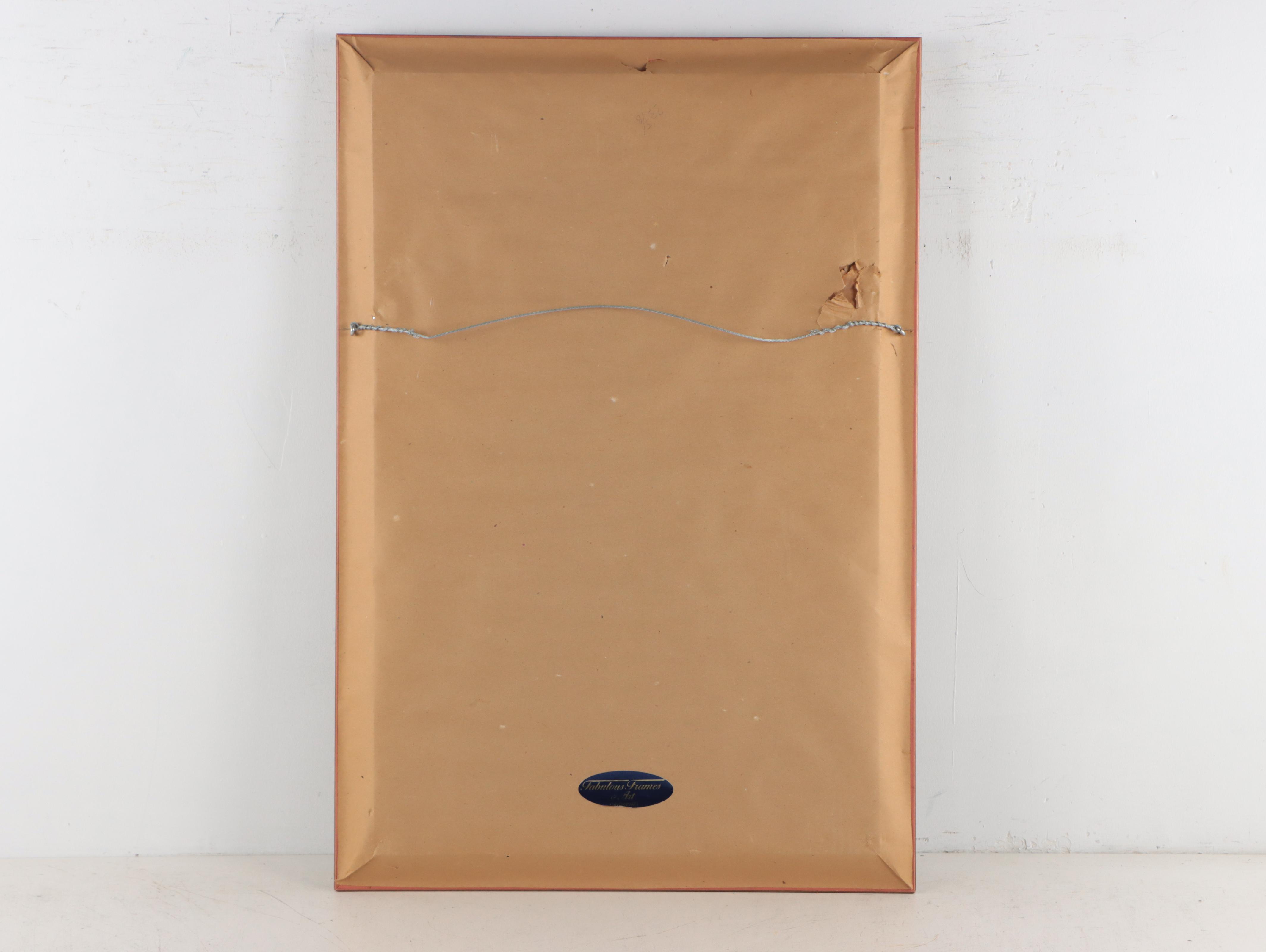 French School Floral Needlepoint Embroidery