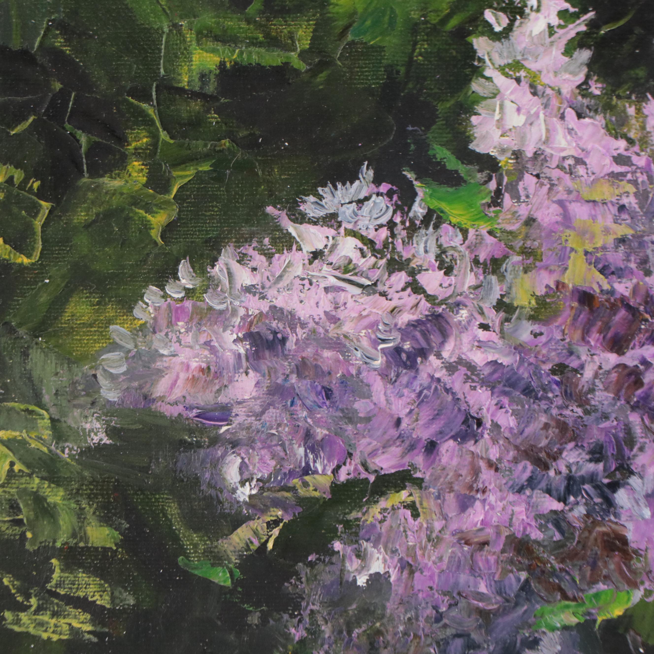 Garncarek Aleksander Oil Painting "Bukiet Bzów," 2022